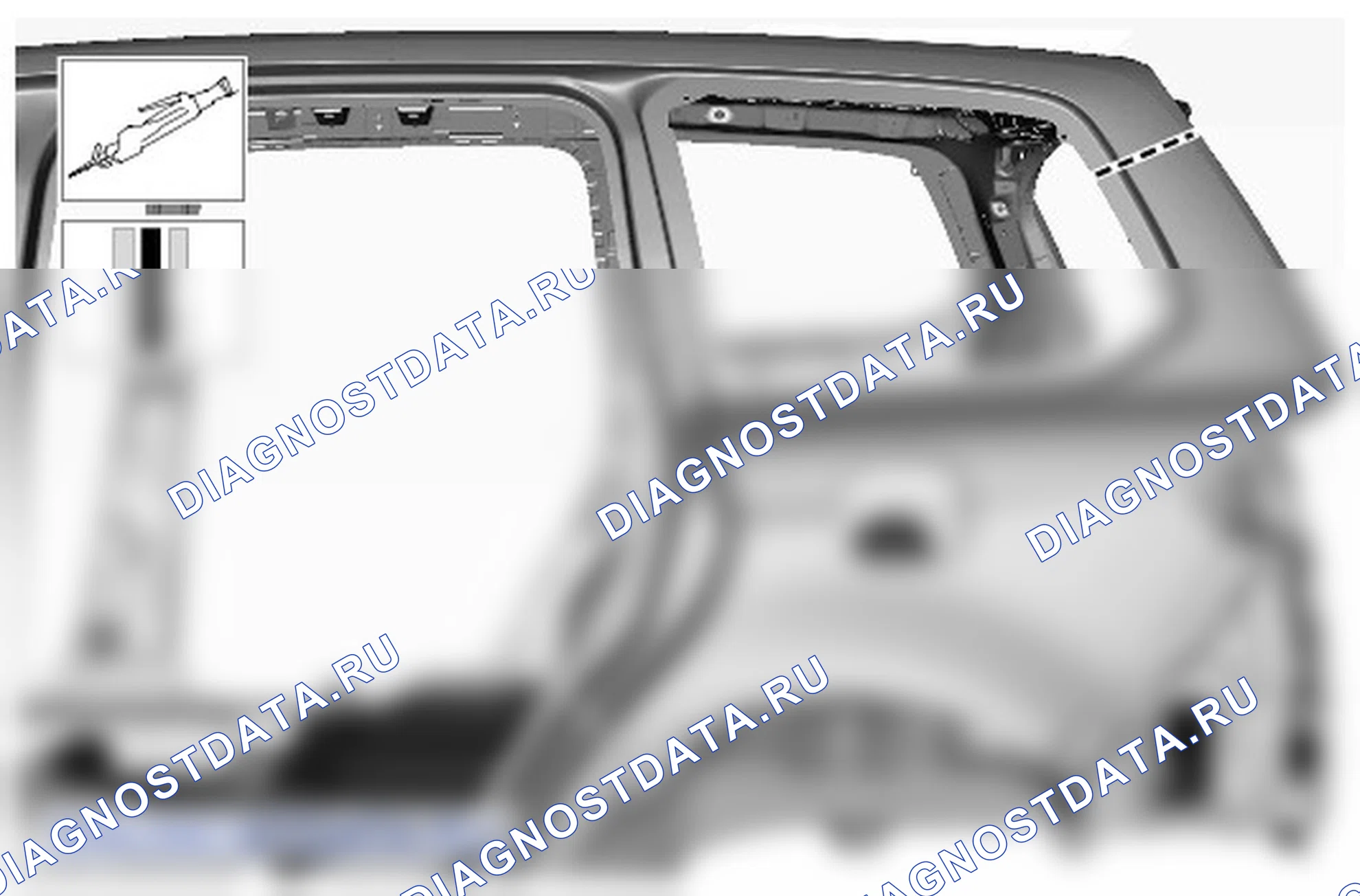 Как снять и установить панель задней боковой части кузова. Ford Galaxy III