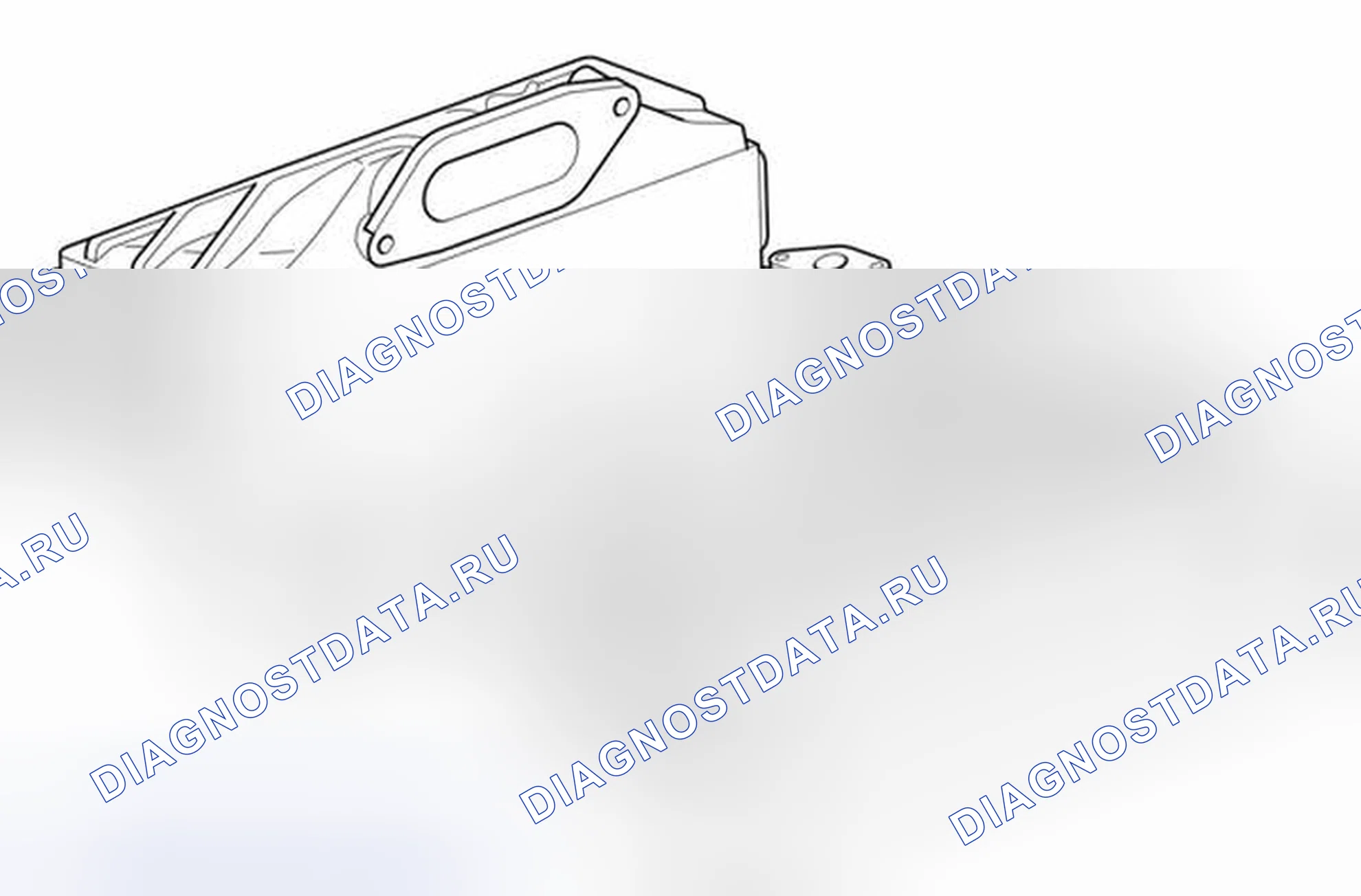 Рис. 17: ПРОМЕЖУТОЧНЫЙ ОХЛАДИТЕЛЬ. Land Rover Range Rover L322