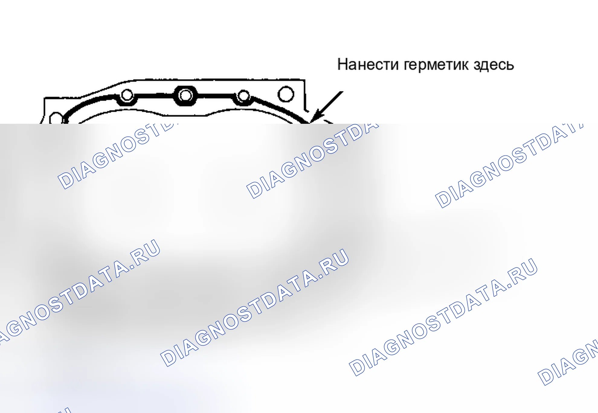 Рис. 78: Повторная сборка. Toyota Previa I