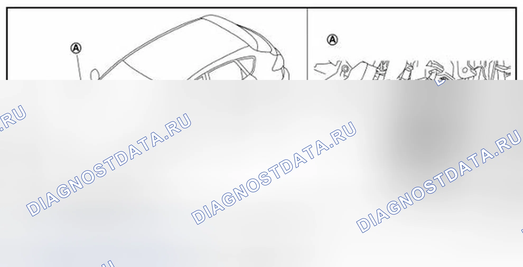 Рис. 24: Расположение компонентов. Infiniti QX50 I