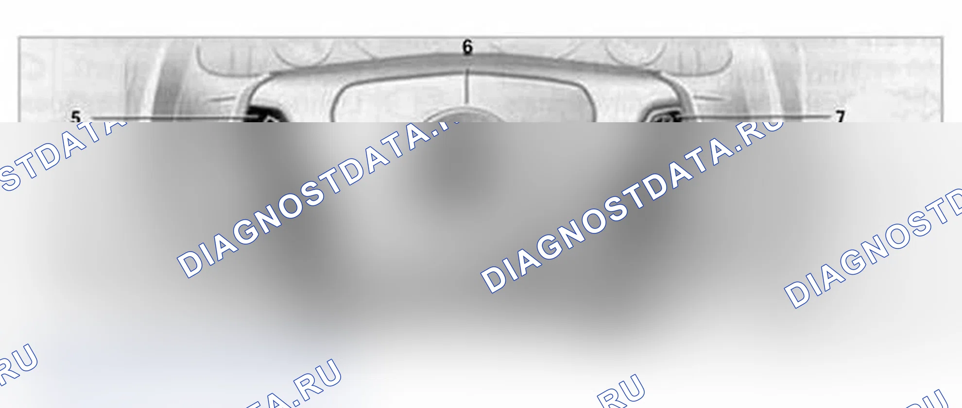 Рис. 338: Стандартное рулевое колесо. BMW X5 E53
