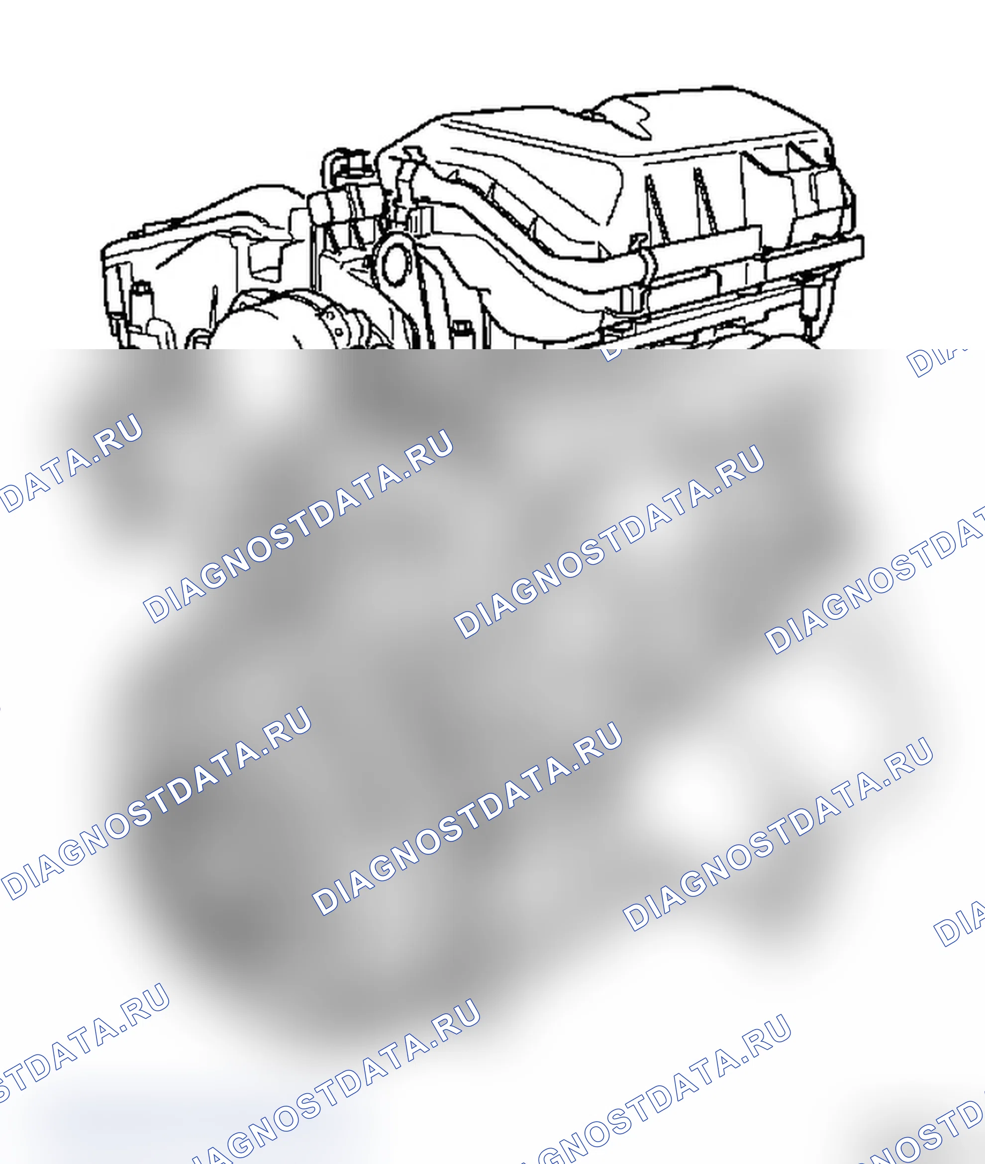 Вид двигателя G9U 754 с разных сторон. Opel Movano A