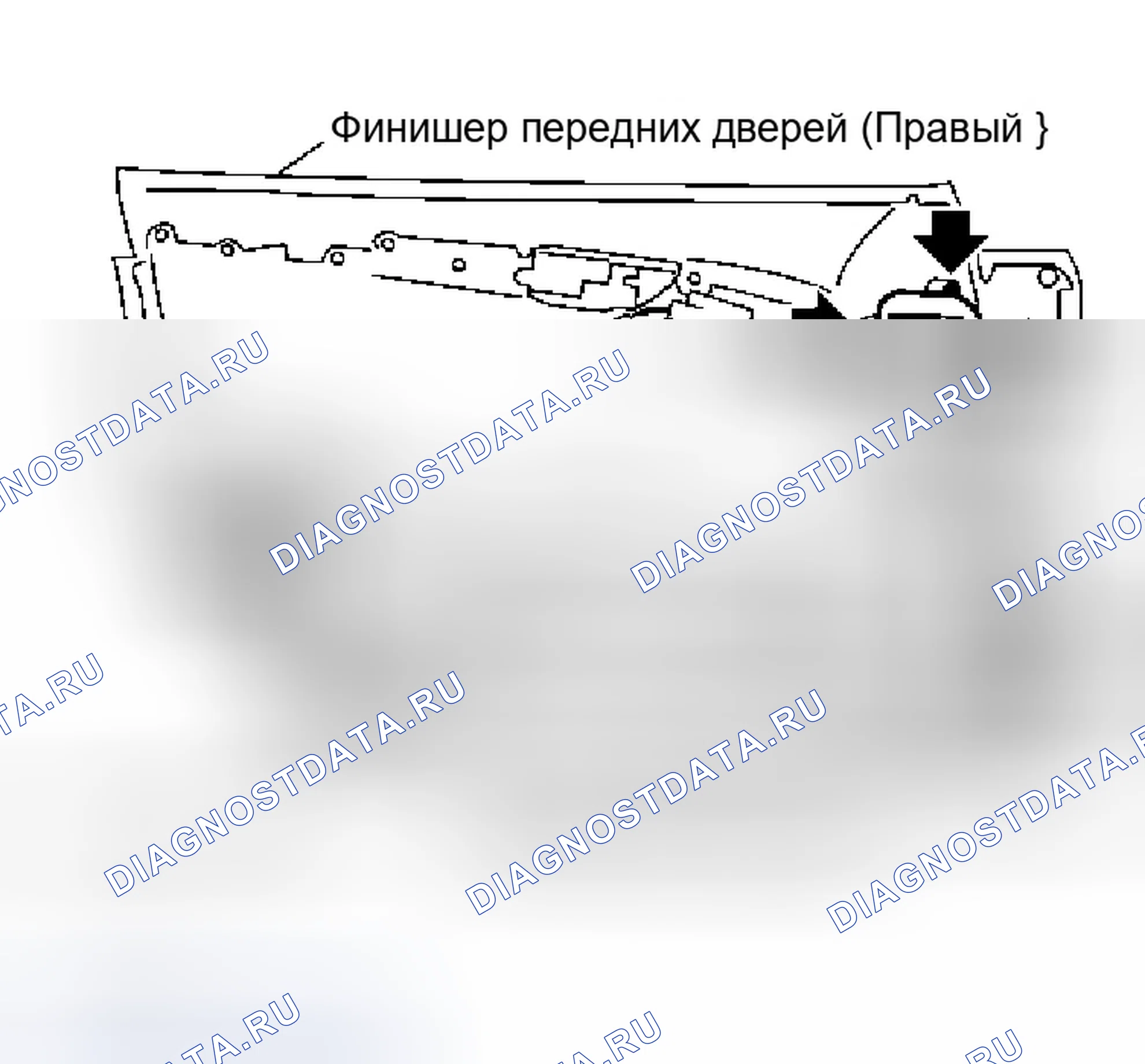 Рис. 139: Боковые воздуховоды заднего вентилятора. Infiniti Q45 III