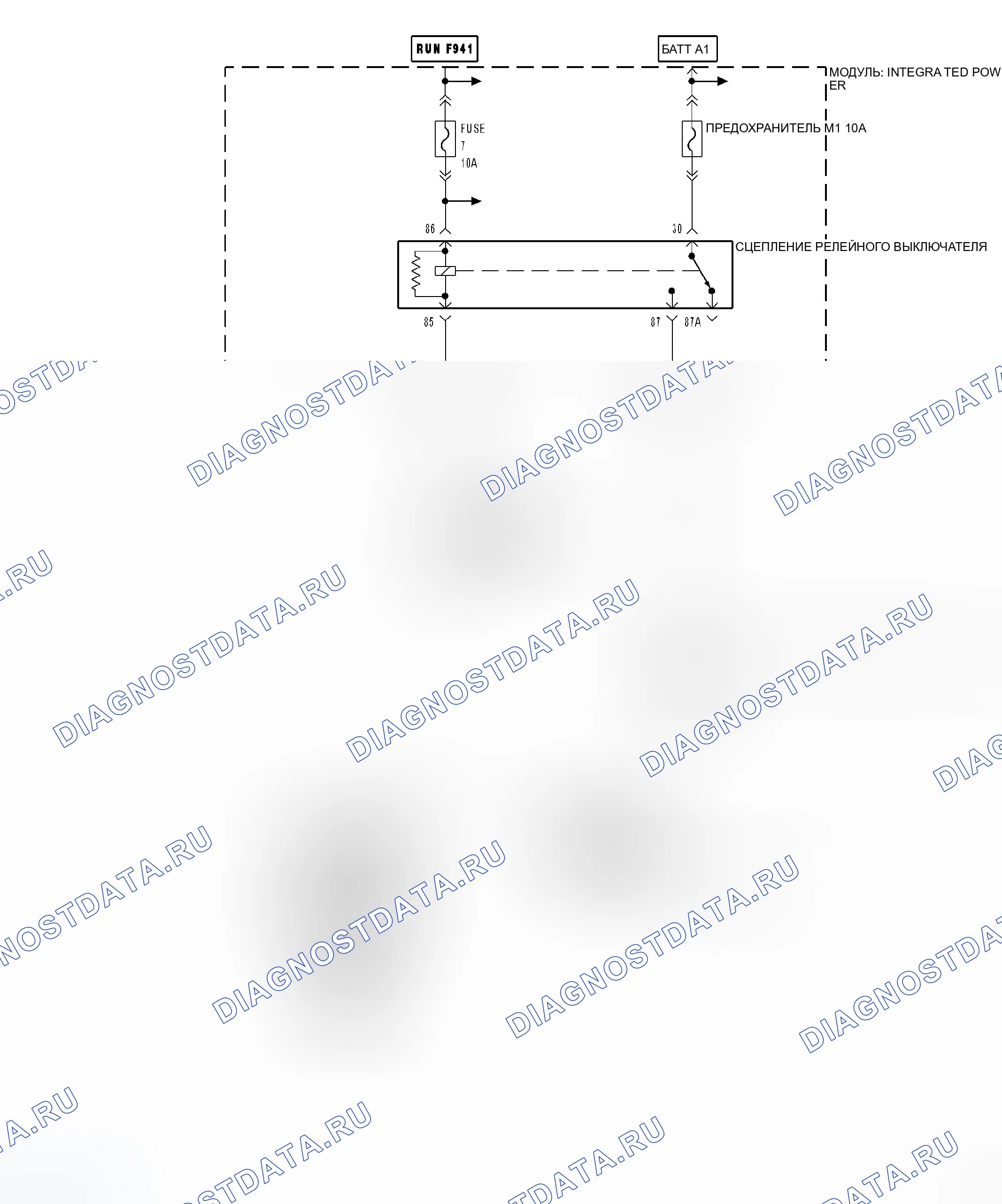 Рис. 311: Принципиальная схема. Dodge Dakota III
