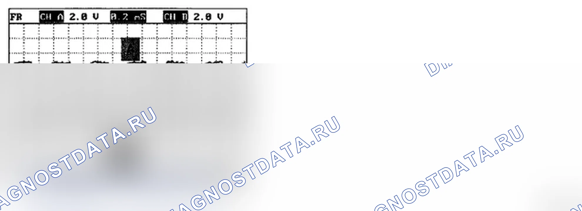 Рис. 93. Форма сигнала. Hyundai Santa Fe II