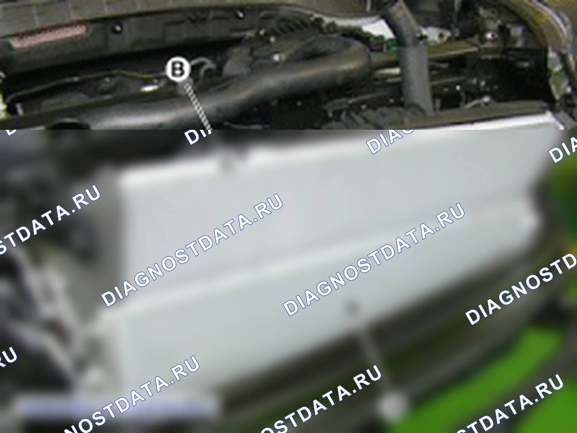 Снятие радиатора. Hyundai Santafe Sport DMA