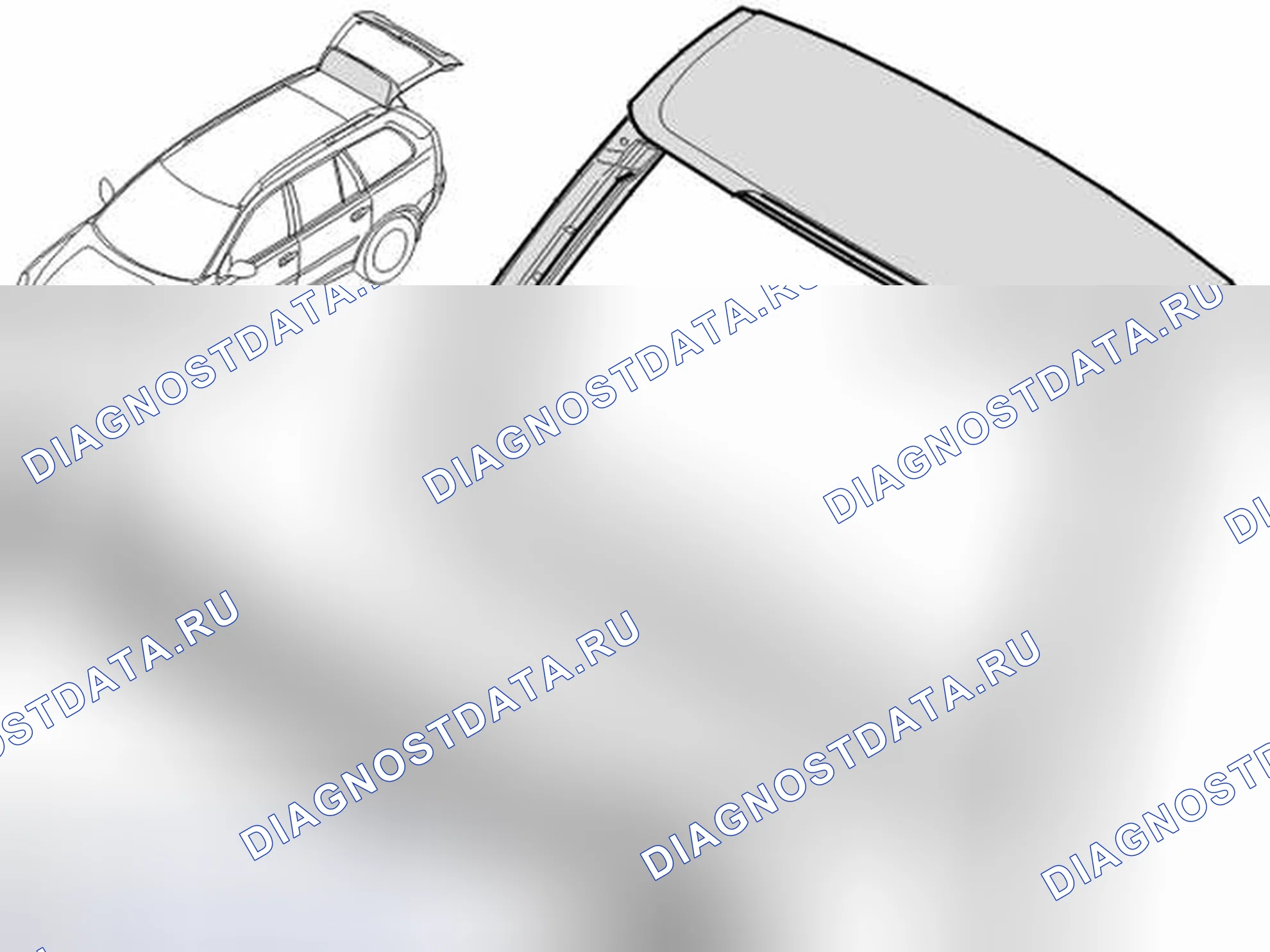 Рис. 231: АЛЮМИНИЙ / ПЛАСТИК. Volvo XC90 I рестайлинг