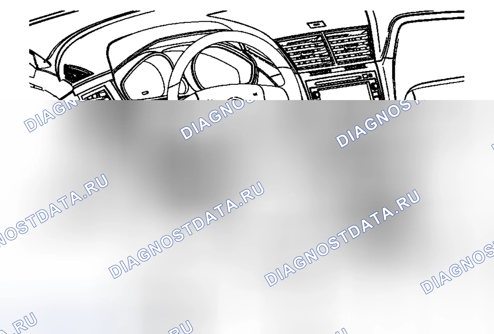 Рис. 127: Замена коленного буфера водителя (траверса). Chevrolet Traverse I