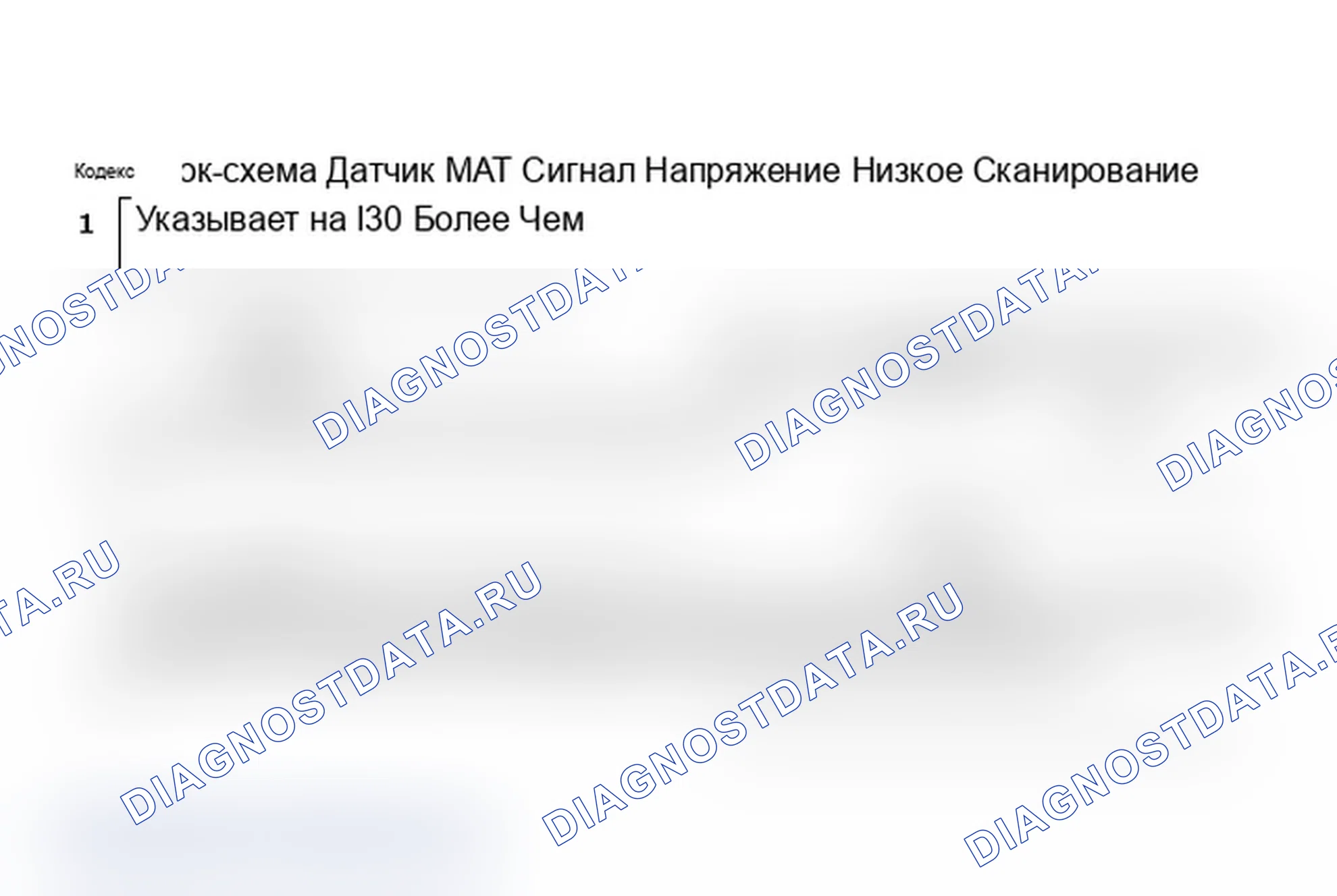 Рис. 249: Код 25, блок-схема, низкое напряжение сигнала датчика MAT. Pontiac Sunbird III