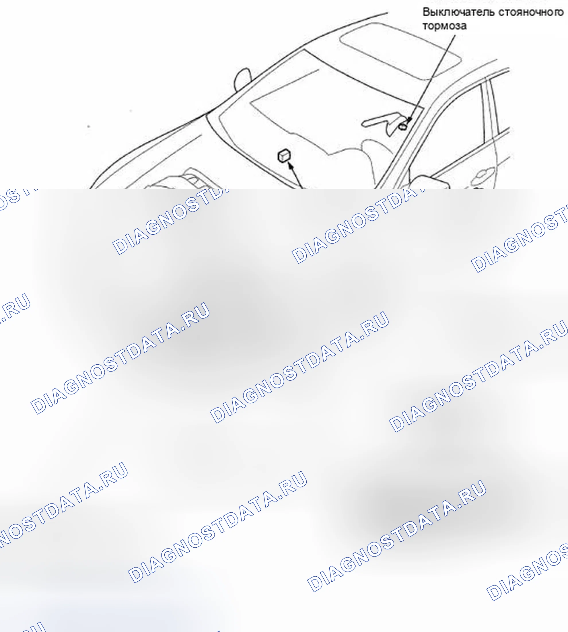 Рис. 1: Индекс расположения компонентов. Honda Crosstour I