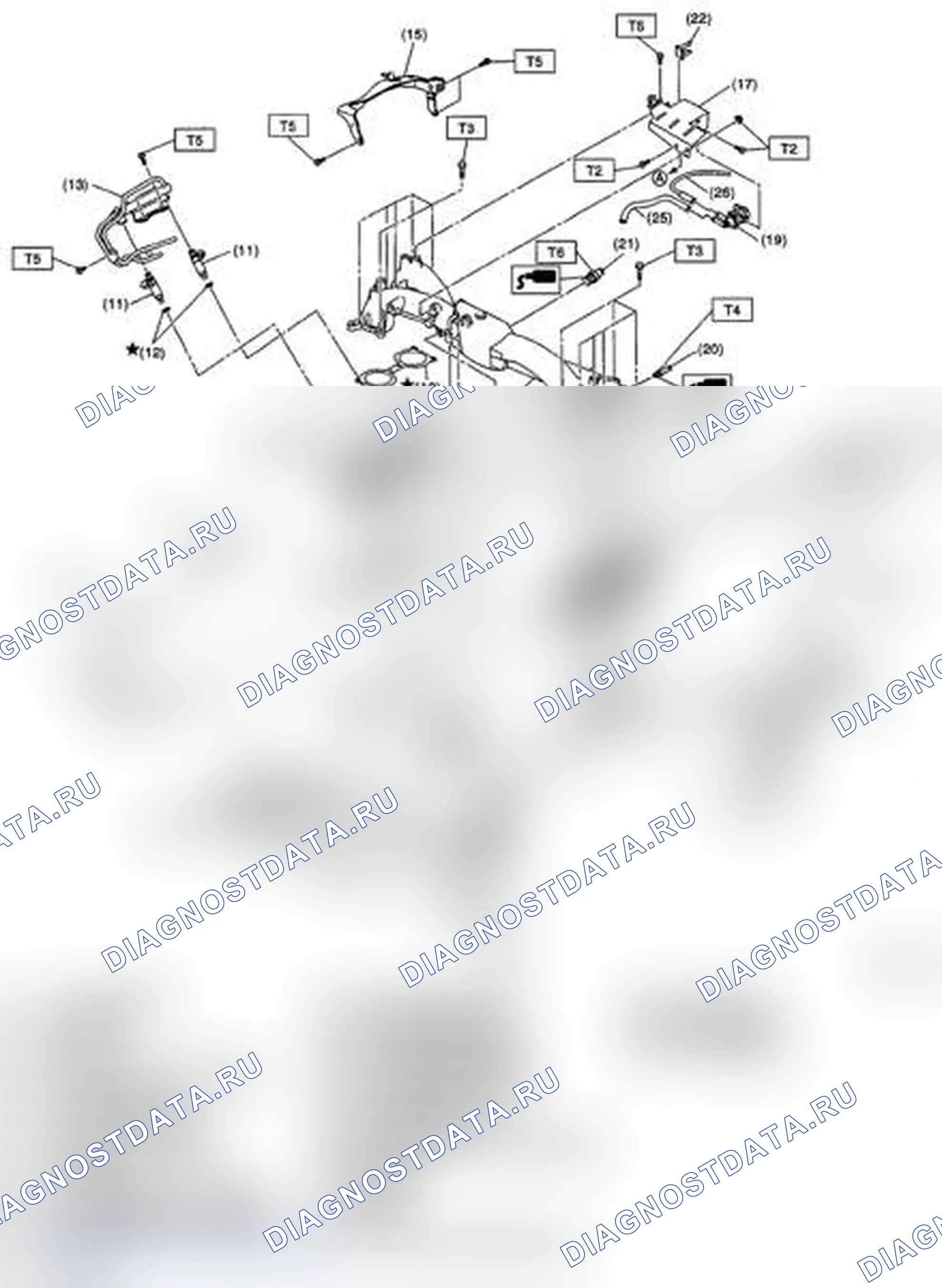 Рис. 120: ВПУСКНОЙ КОЛЛЕКТОР. Subaru Impreza WRX STI GR