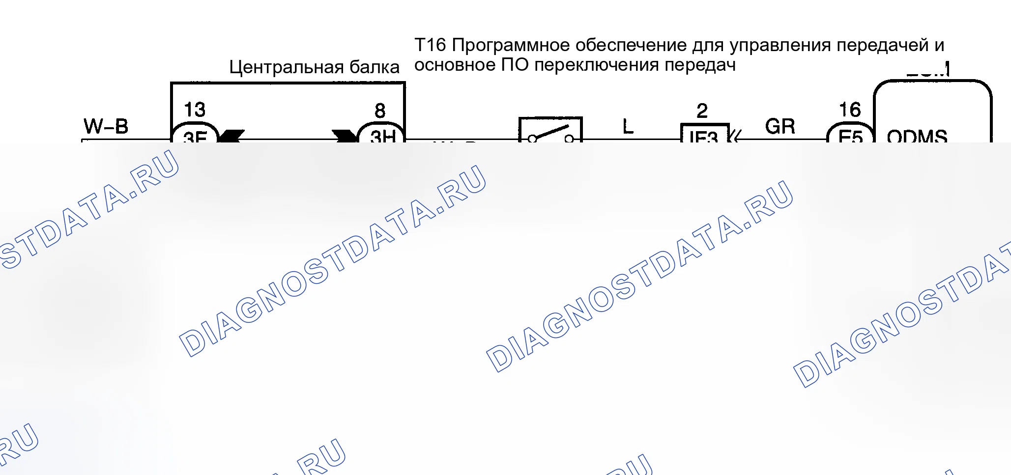 Рис. 238: электросхема. Toyota Highlander I рестайлинг