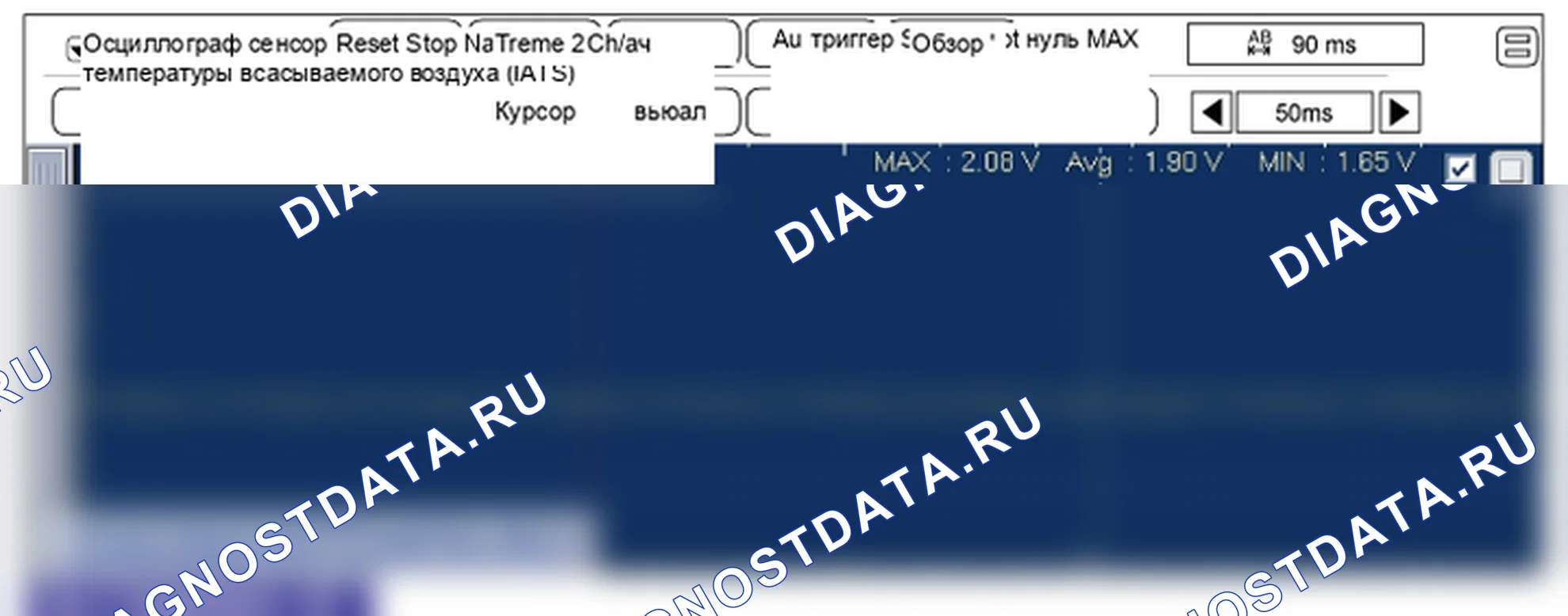Анализ формы сигнала и данных — P1111. Hyundai Santa Fe CM