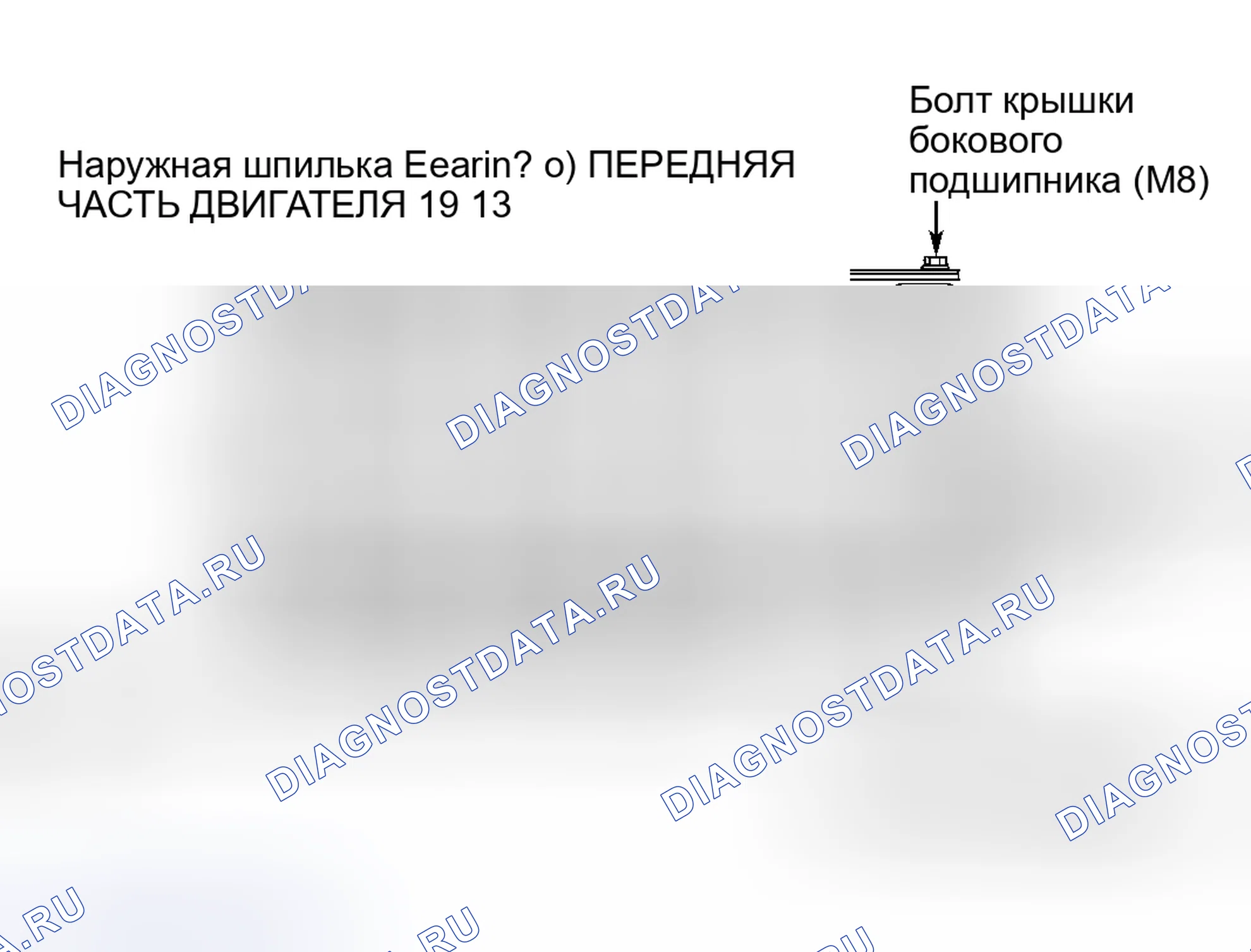 Рис. 55: Блок цилиндров. Chevrolet Silverado 2500 GMT400 final