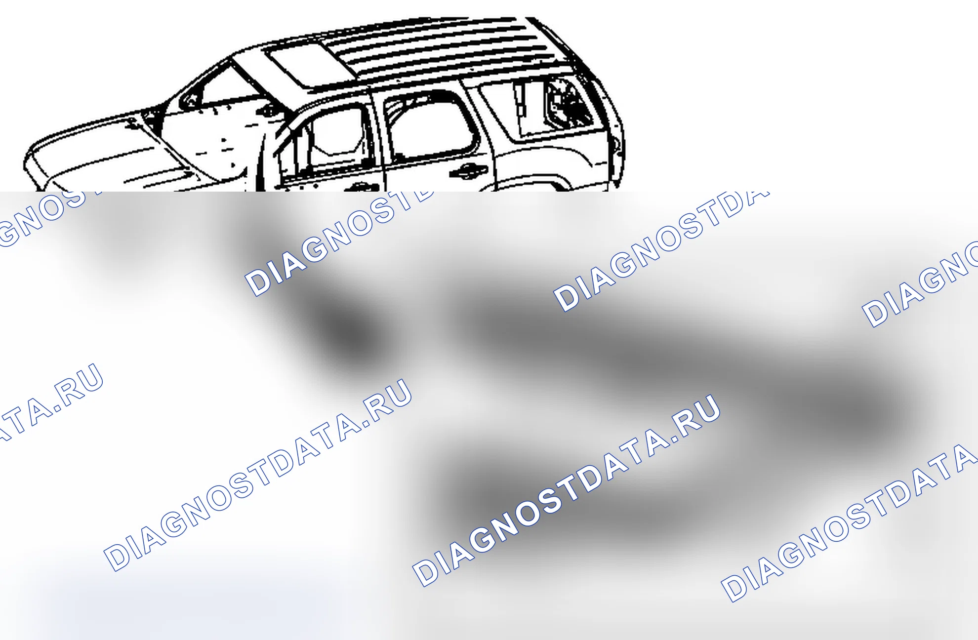 Рис. 11: Замена двигателя/привода в люке. Chevrolet Tahoe III