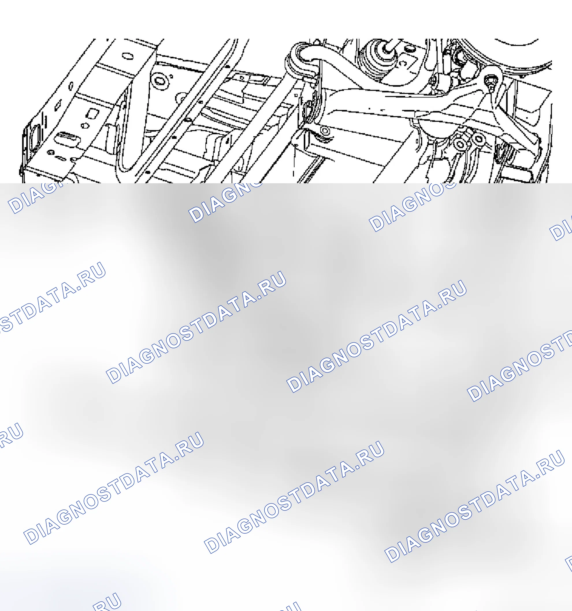 Рис. 28: ОПОРНАЯ ПЛИТА - ПЕРЕДНИЙ ДВИГАТЕЛЬ. Dodge Nitro I