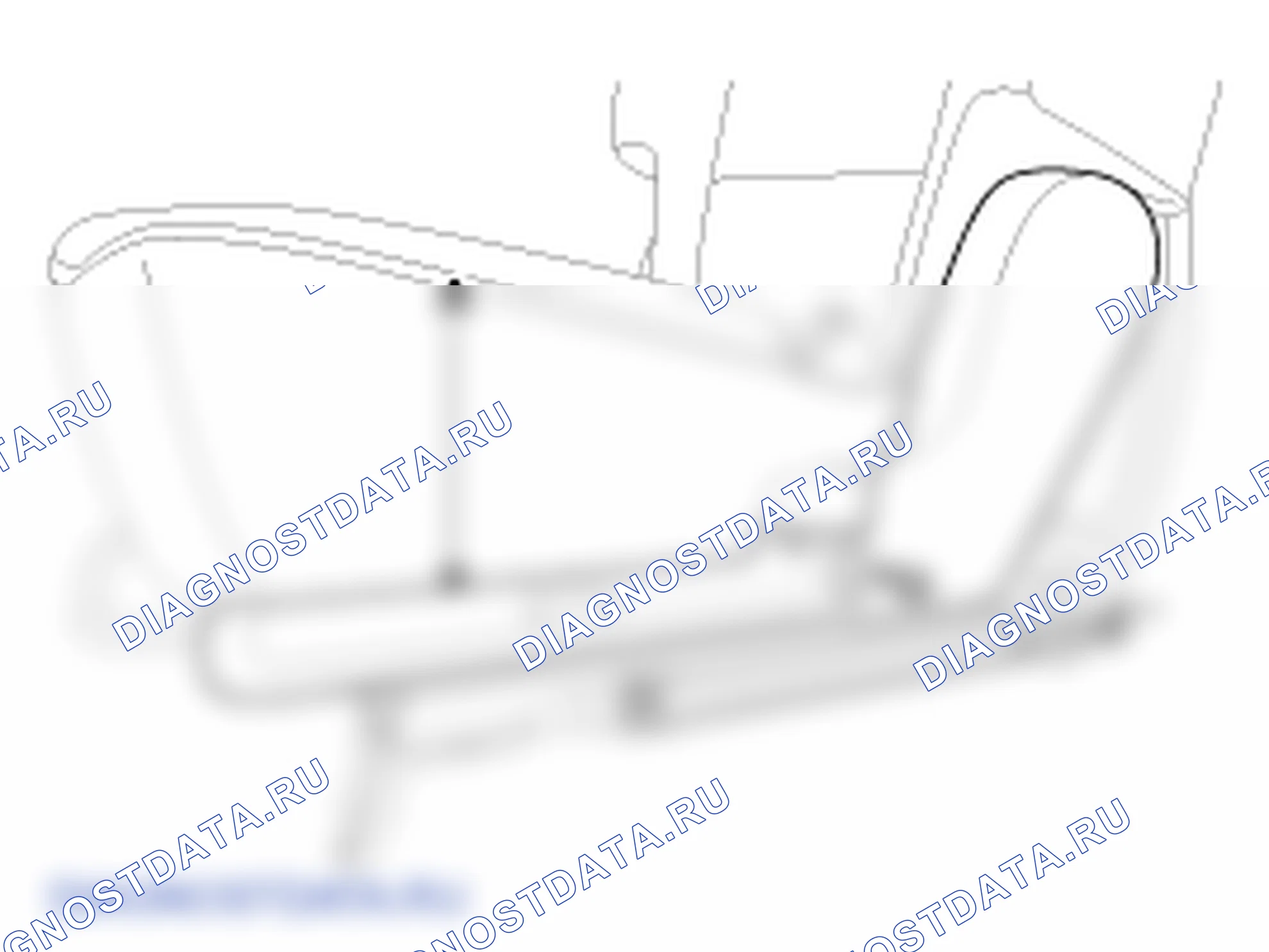 Замена задней крышки заднего сиденья. Hyundai Santafe Sport DMA