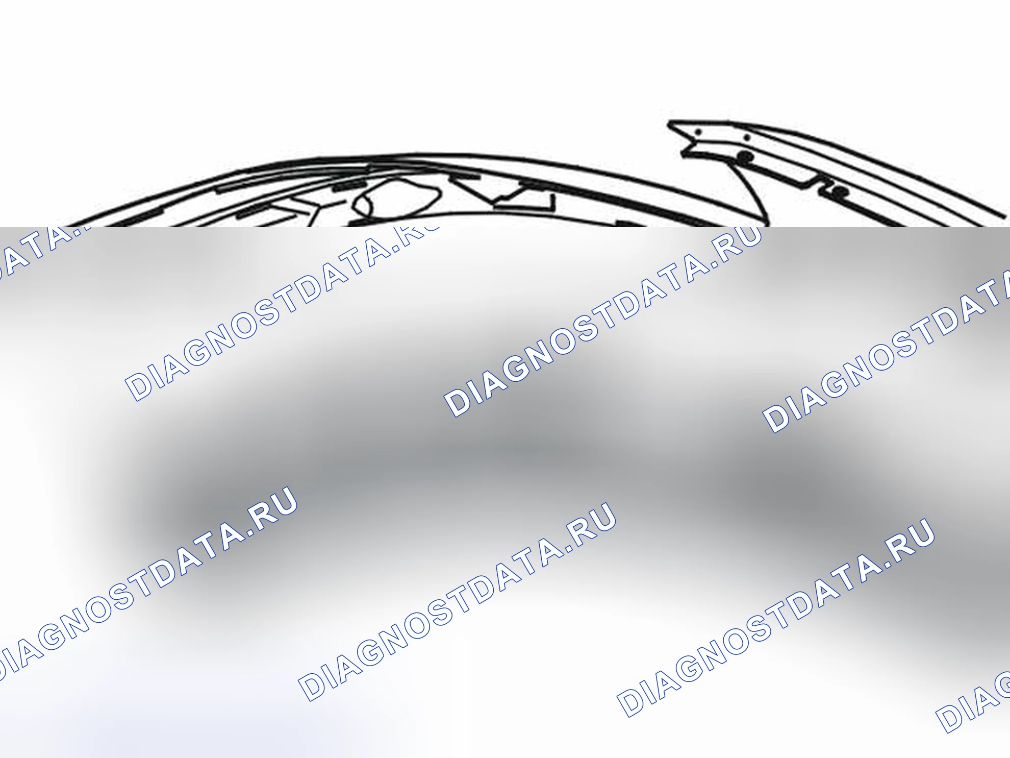 Рис. 590: Перенос спойлера. Volvo V70 II