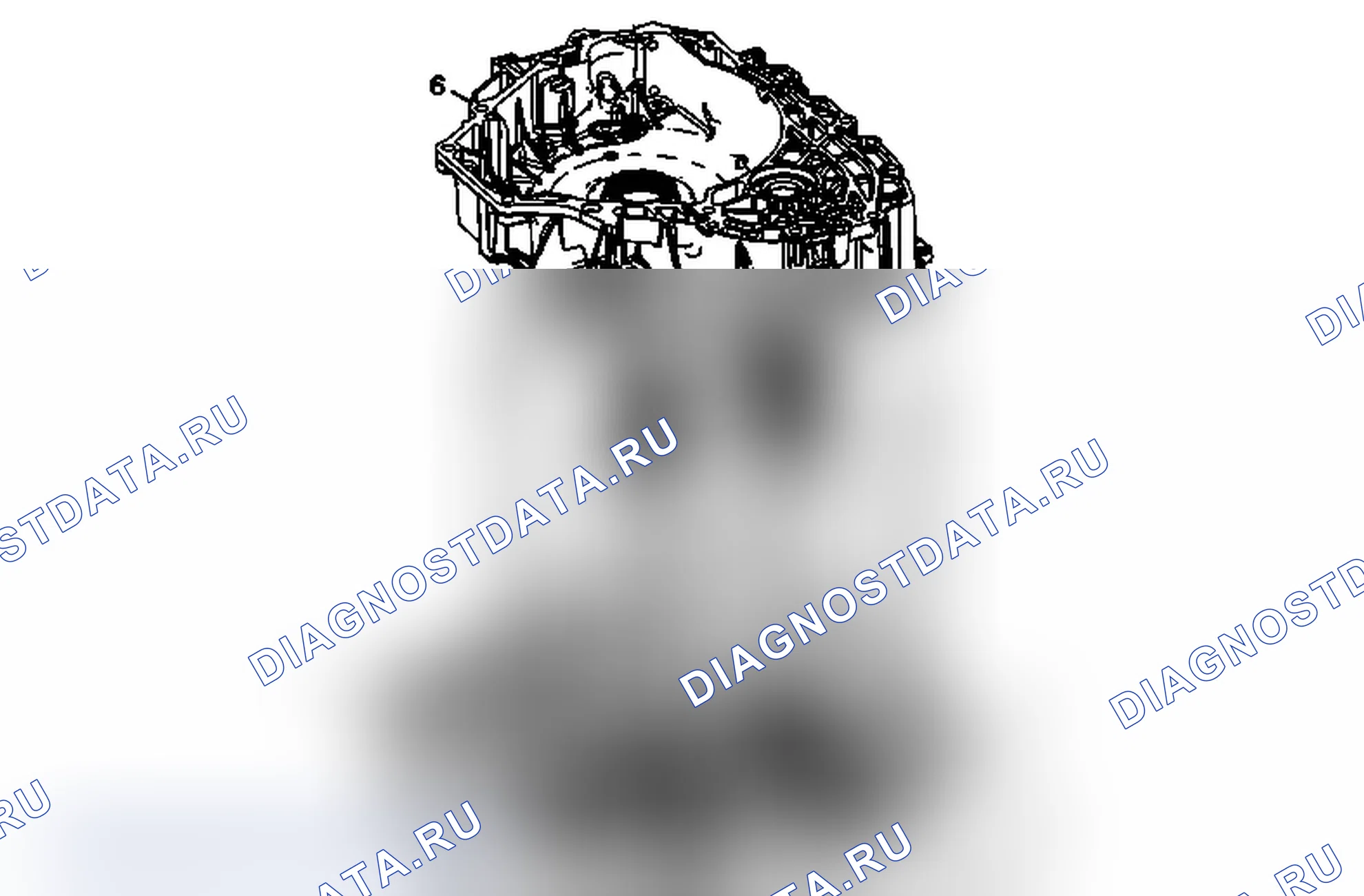 Рис. 121: Установка дифференциальной упорной шайбы. Pontiac G6 I final