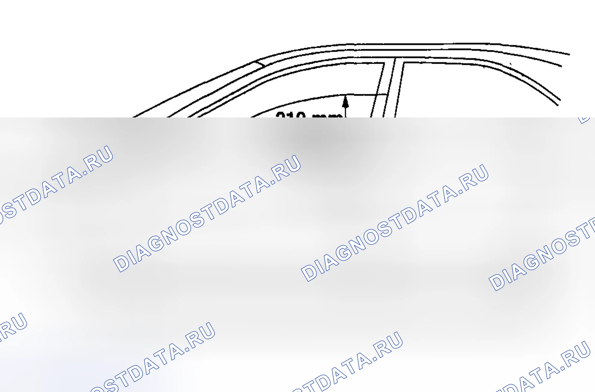 Рис. 2: СНЯТИЕ / УСТАНОВКА СТЕКЛА ПЕРЕДНЕЙ ДВЕРИ. Mazda 6 GH рестайлинг