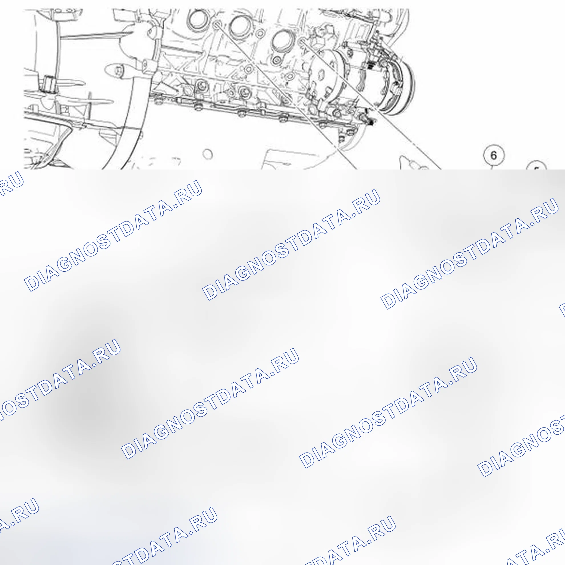 Рис. 193: Опорный изолятор правого двигателя. Ford Expedition III
