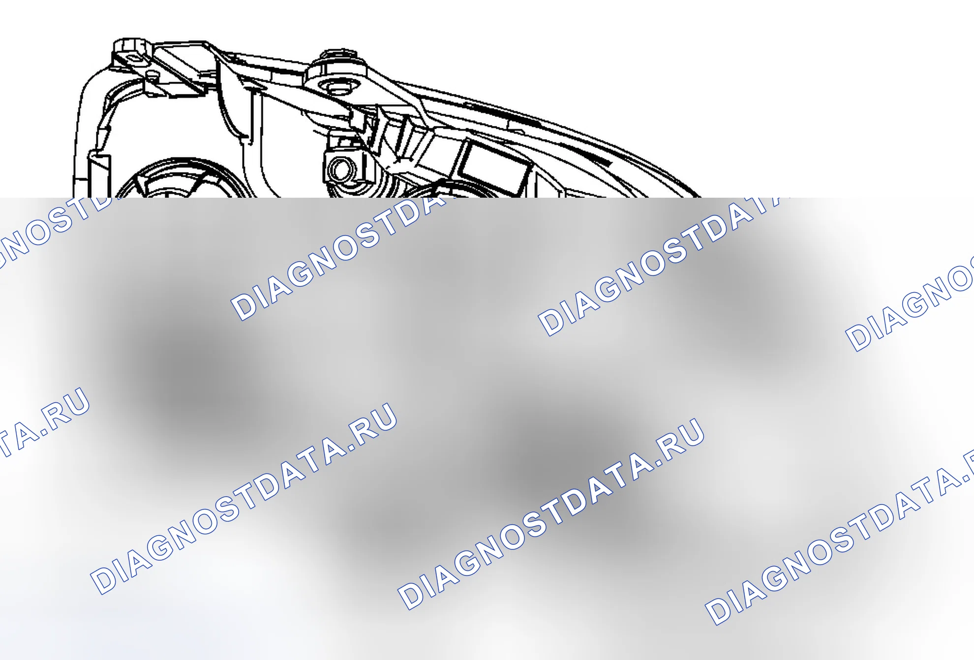 Рис. 90: Замена лампы передней боковой маркировки (Acadia). Chevrolet Traverse I