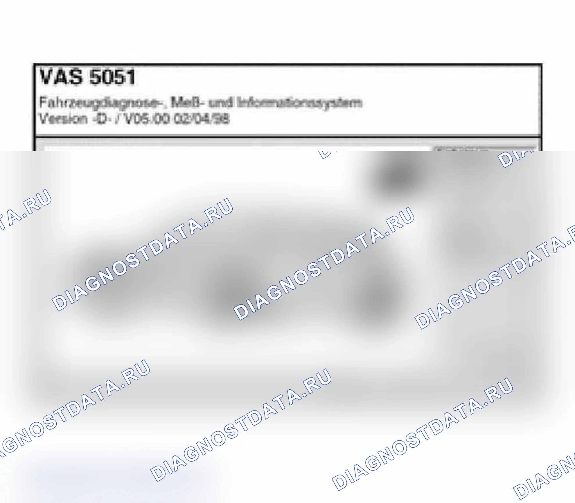 Рис. 14: Дисплей сканирующего прибора VAS 5051 - выбор режима работы. Volkswagen New Beetle A4