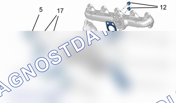 Снятие - установка: турбокомпрессор — b1hg1q9d. Citroen DS 3 I