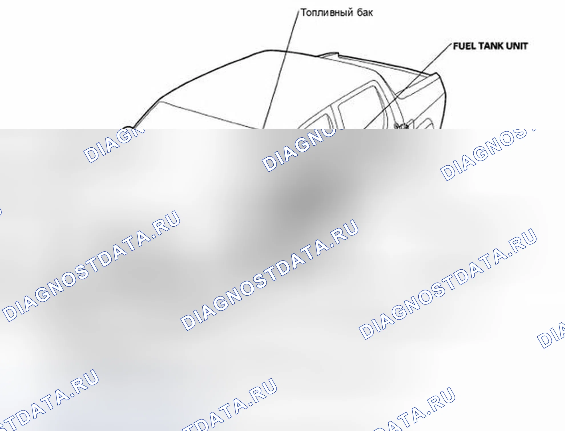Рис. 1: Указатель расположения компонентов. Honda Ridgeline I рестайлинг