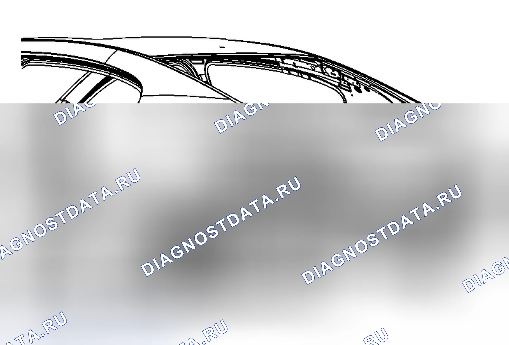 Рис. 18: Замена кронштейна задней панели бампера - сбоку. Buick LaCrosse II