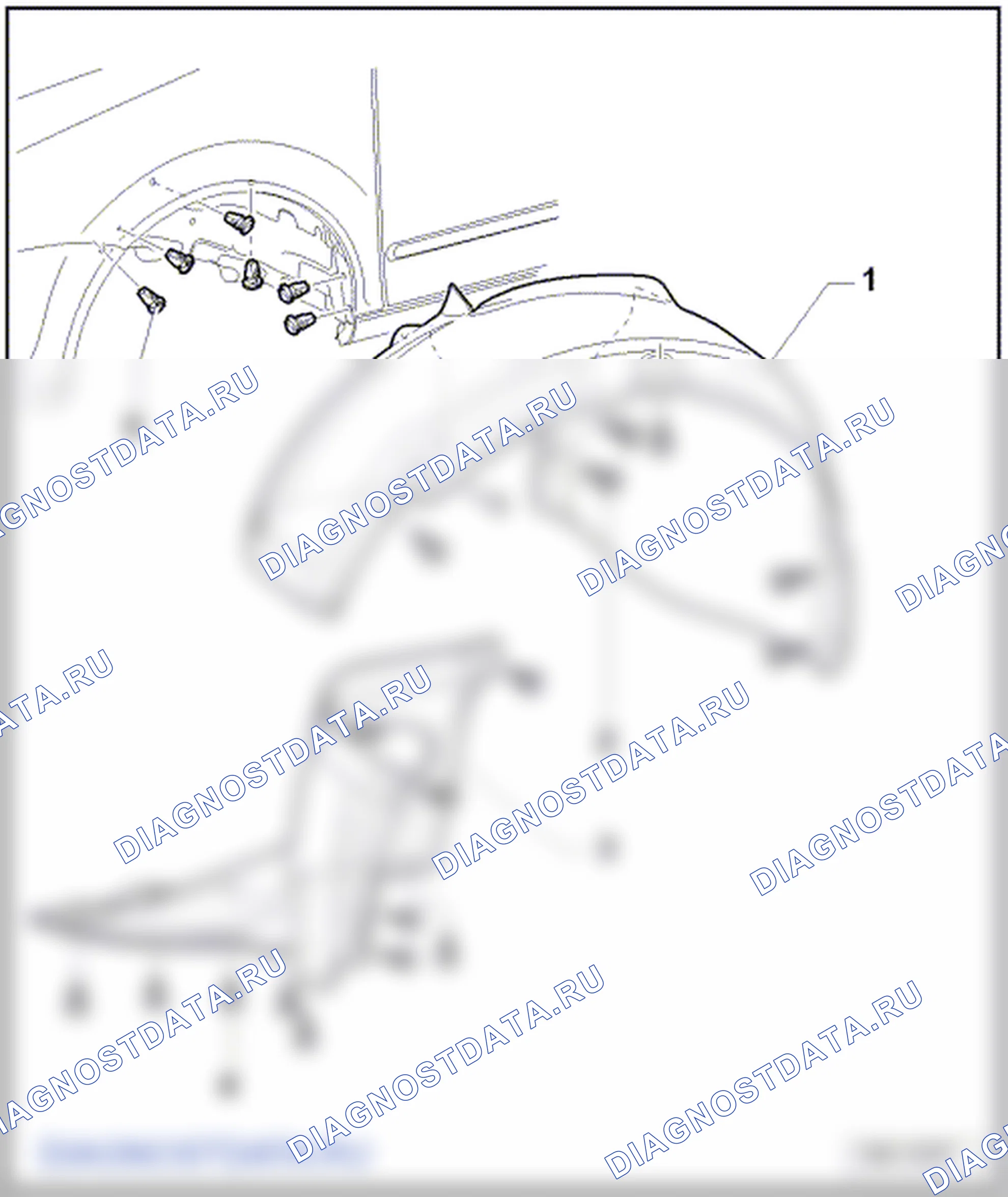 Подкрылок колесной арки. Volkswagen Golf Mk5