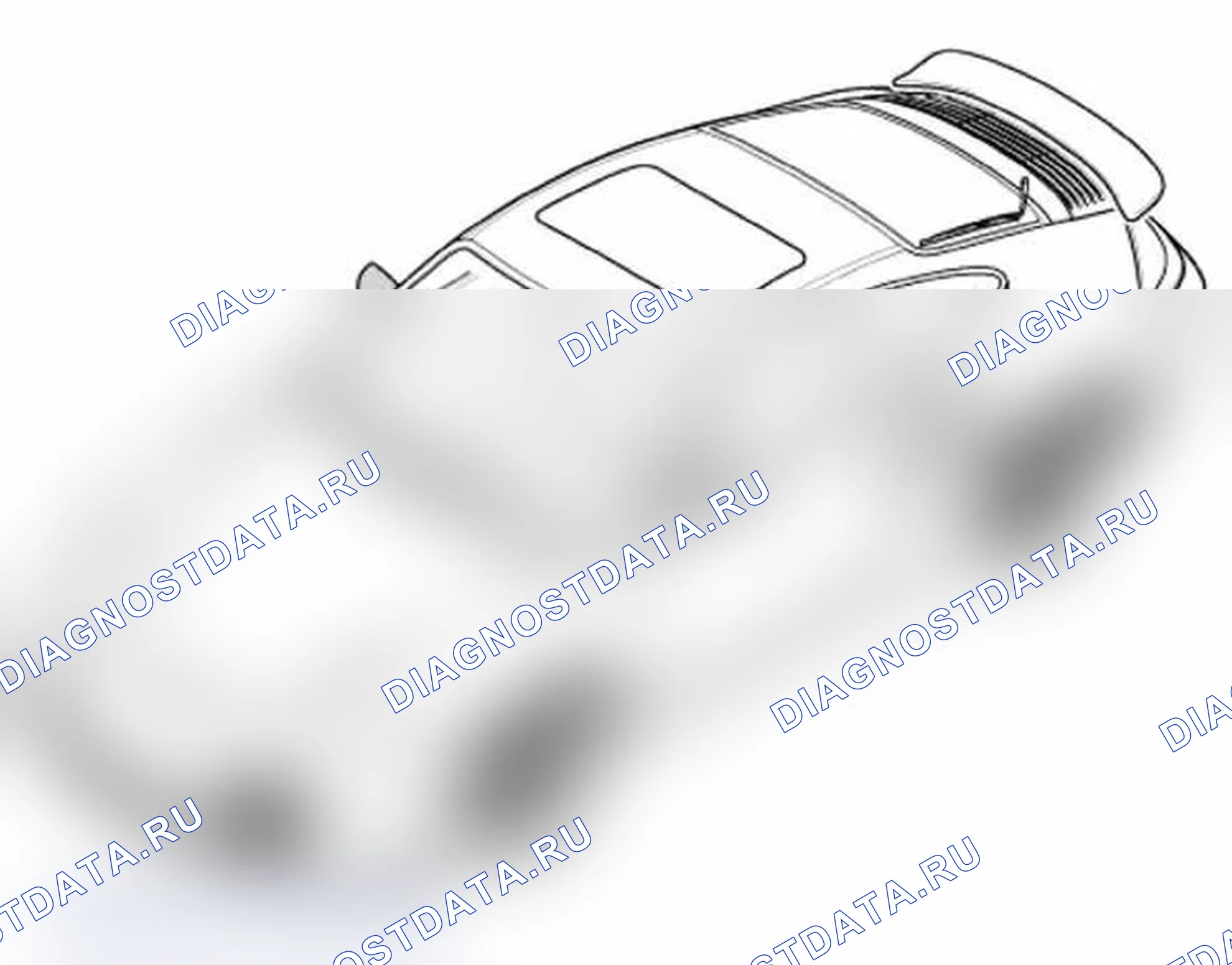 Рис. 14: Снятие и установка зеркала заднего вида. Porsche 911 Carrera 996