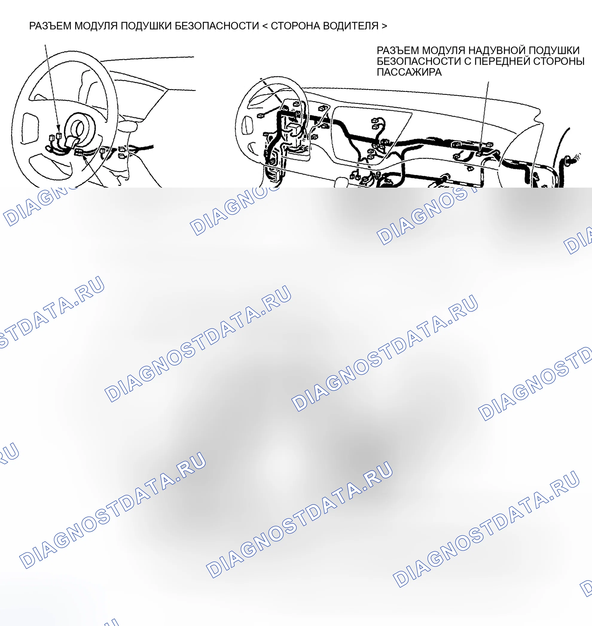 Рис. 190: ЖГУТ ПРОВОДОВ. Mazda MX-5 NA
