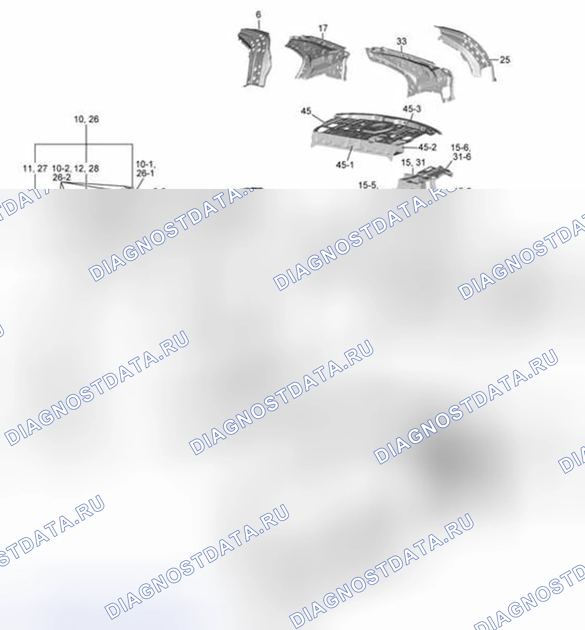 Рис. 3: Боковой корпус. Suzuki Kizashi I