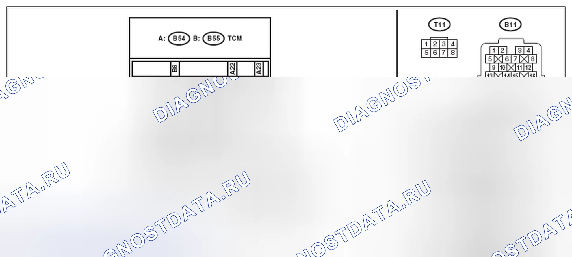 Рис. 775: электросхема. Subaru Legacy BM/BR рестайлинг
