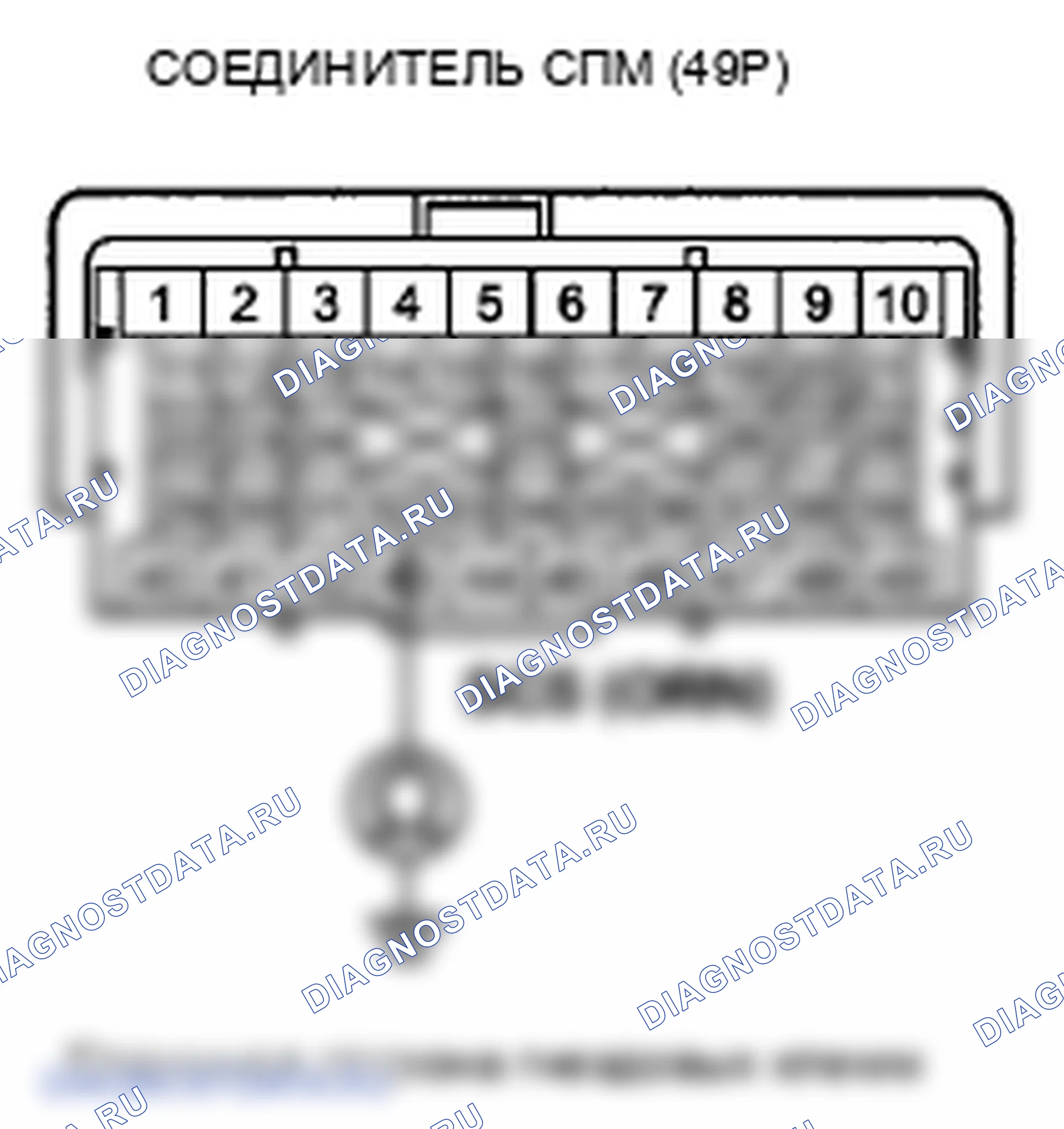 Рис. 857: Поиск и устранение неисправностей цепи контрольная лампа неисправности (проверить двигатель). Honda Crosstour I