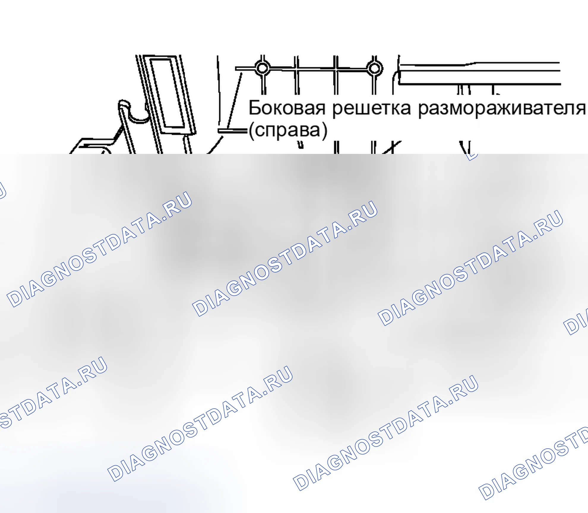 Рис. 676: Демонтаж решетки бокового дефростера. Infiniti G35 III