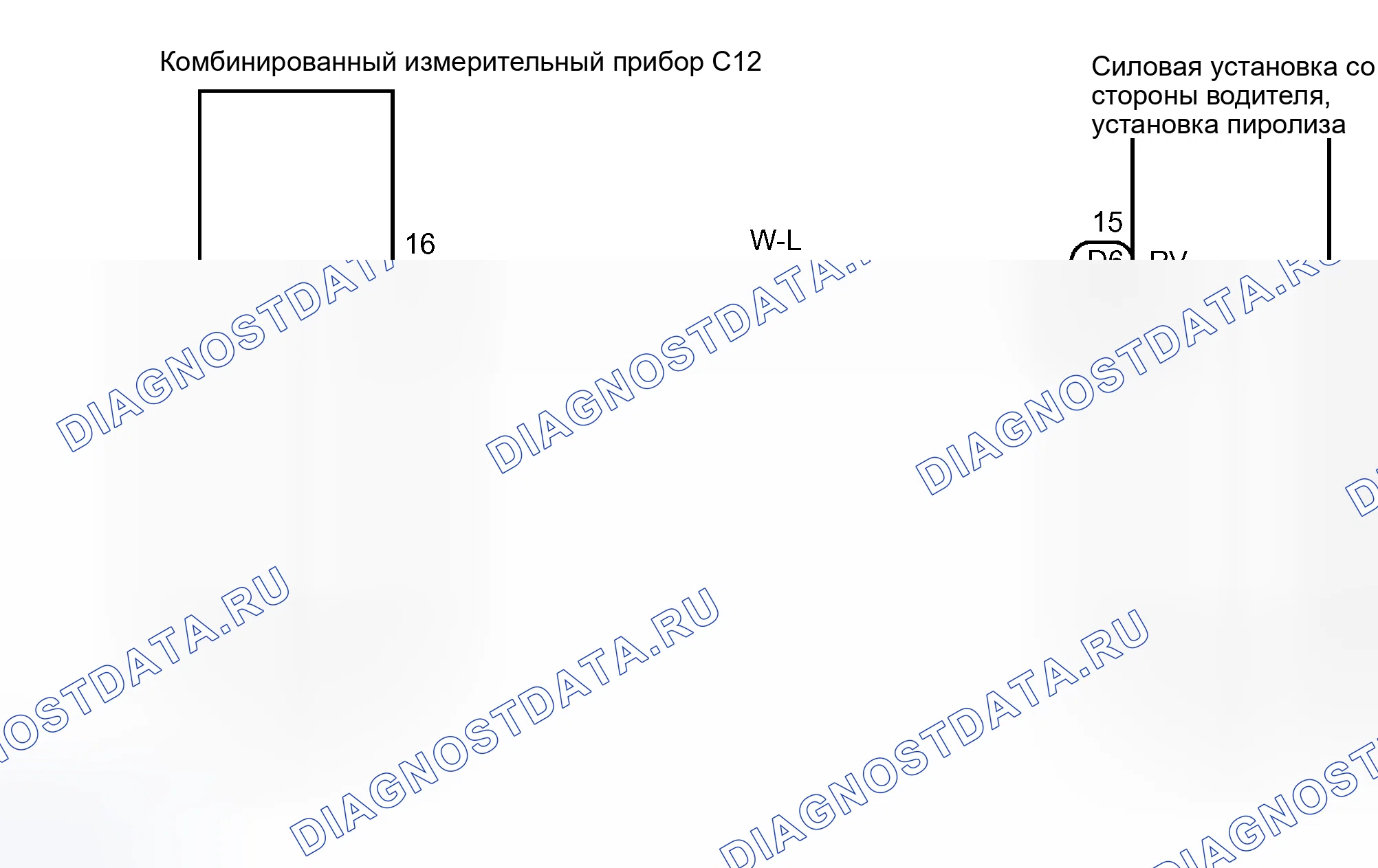 Рис. 123: СХЕМА ЭЛЕКТРОПРОВОДКИ. Honda Accord II