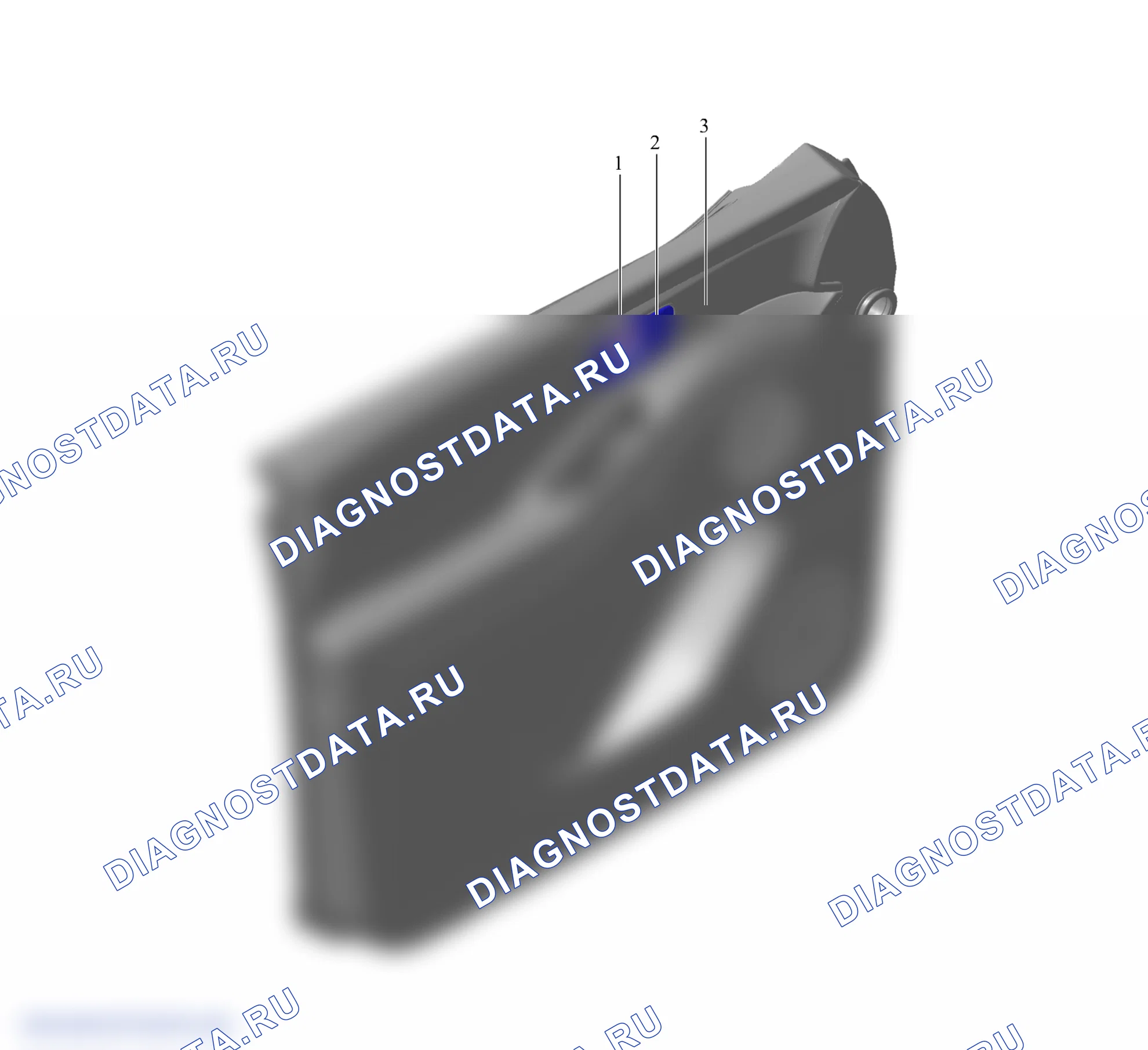 Схема расположения панелей интерьера входного двери — Tank 700. Tank Tank 700 I
