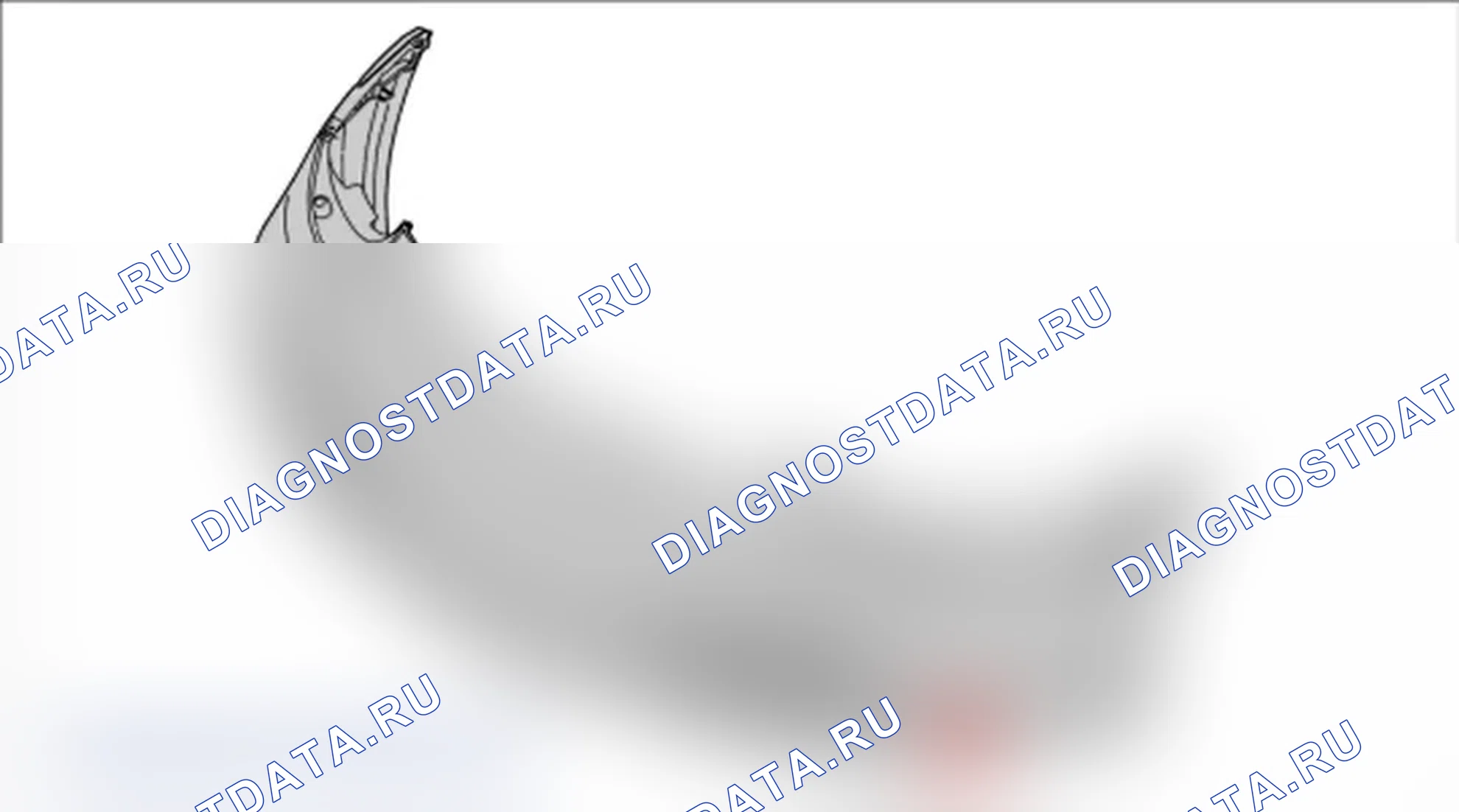 Рис. 675: Снятие отделки спойлера. Porsche Boxster S 987