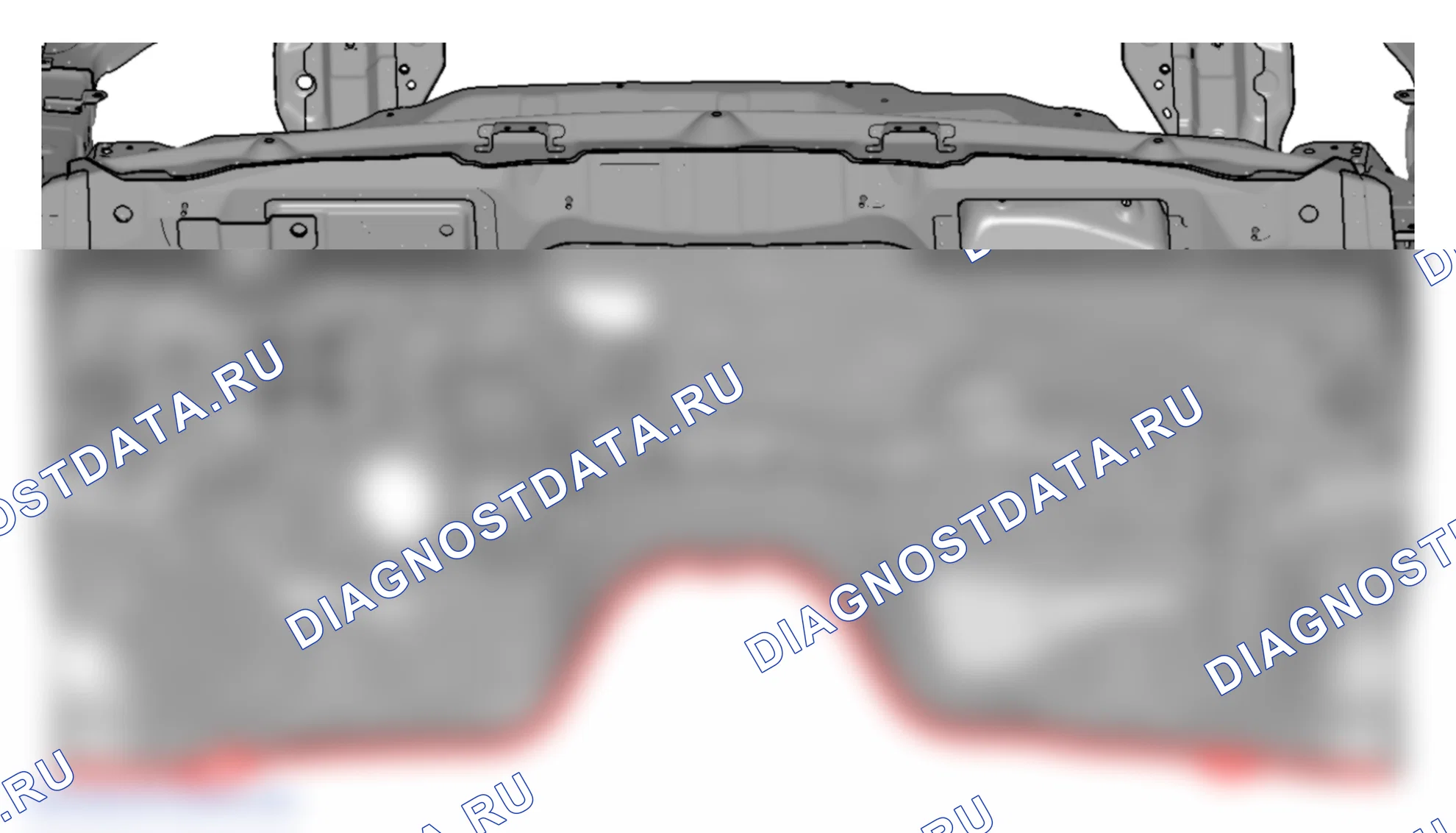 ПВХ сварной шов герметика - передняя область — Tank 500. Tank Tank 500 II