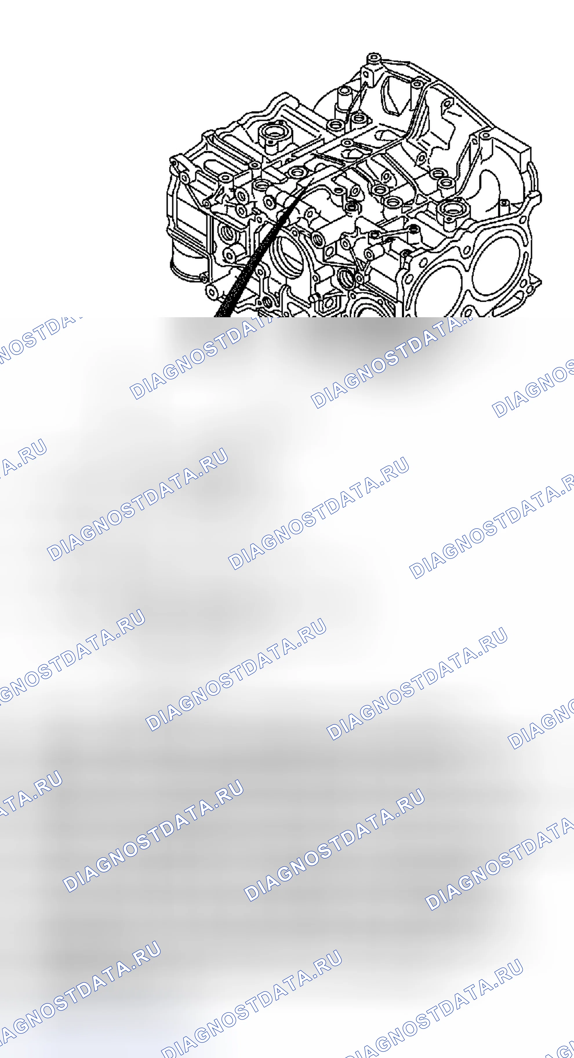 Рис. 715: ЦИЛИНДР И ПОРШЕНЬ. Subaru Impreza GD/GC/GG рестайлинг