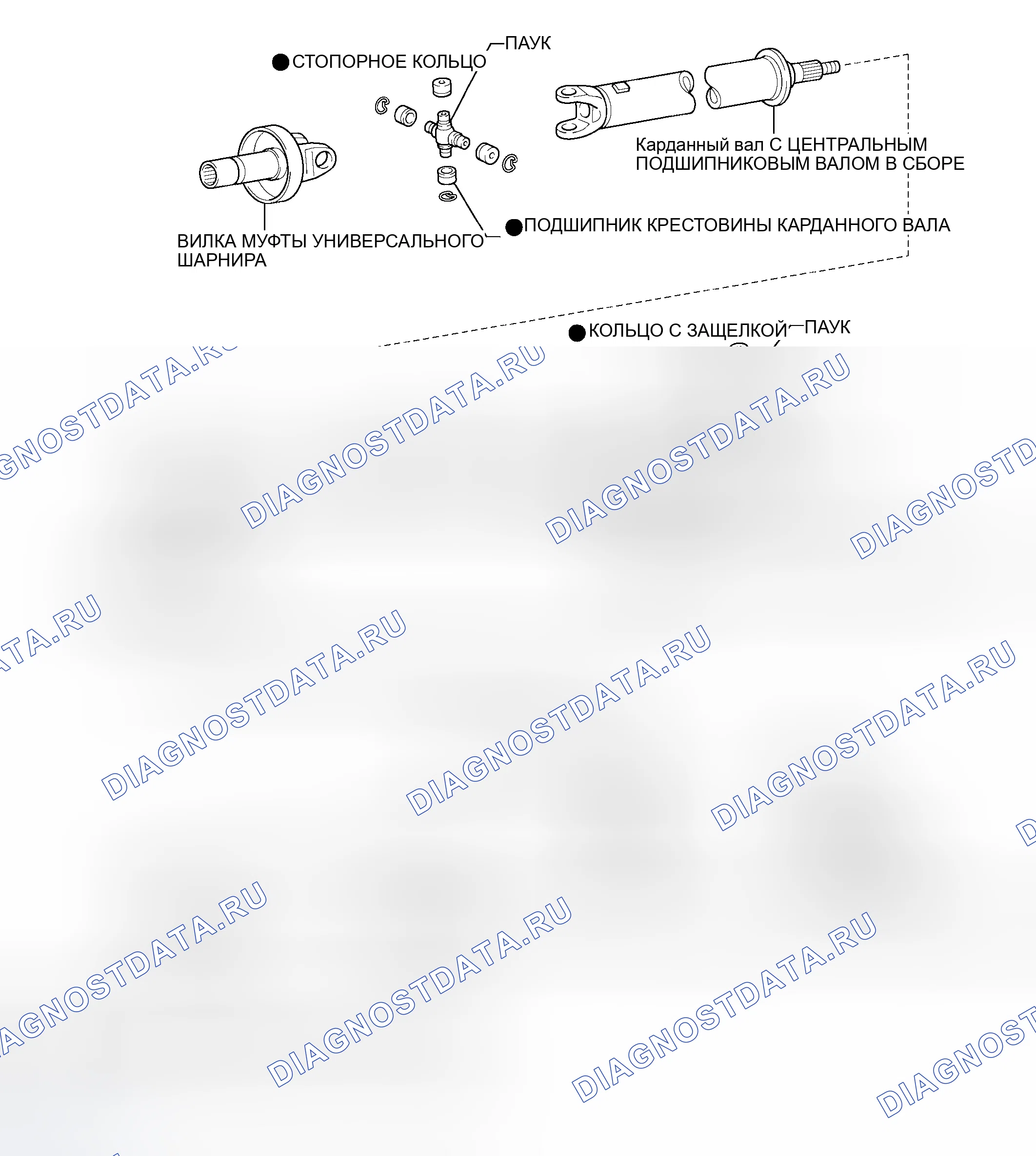 Рис. 18: КОМПОНЕНТЫ. Toyota Tacoma II