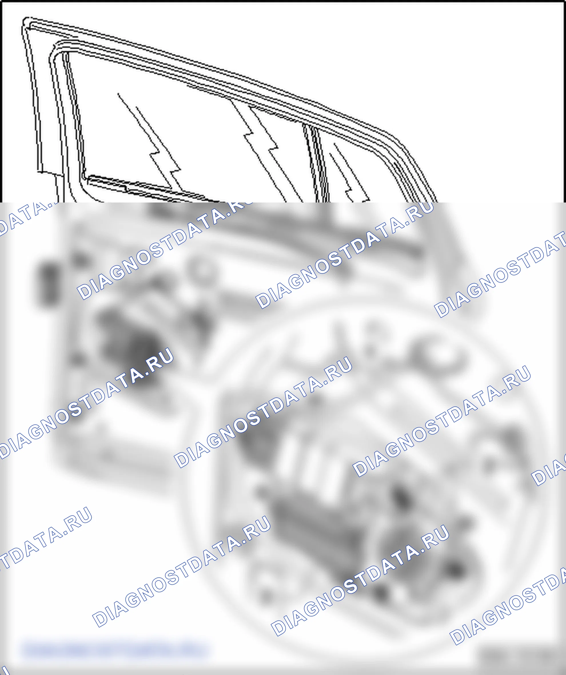 Стекла задних дверей. Volkswagen Golf Plus I