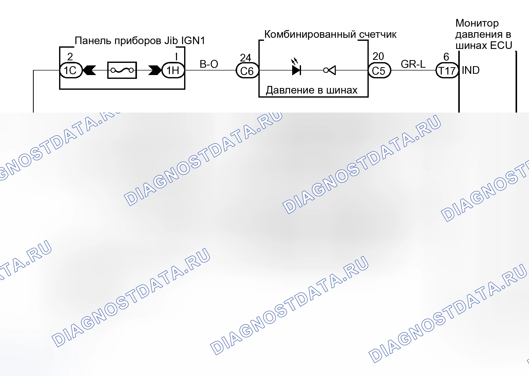 Рис. 58: электросхема. Toyota Sequoia I рестайлинг