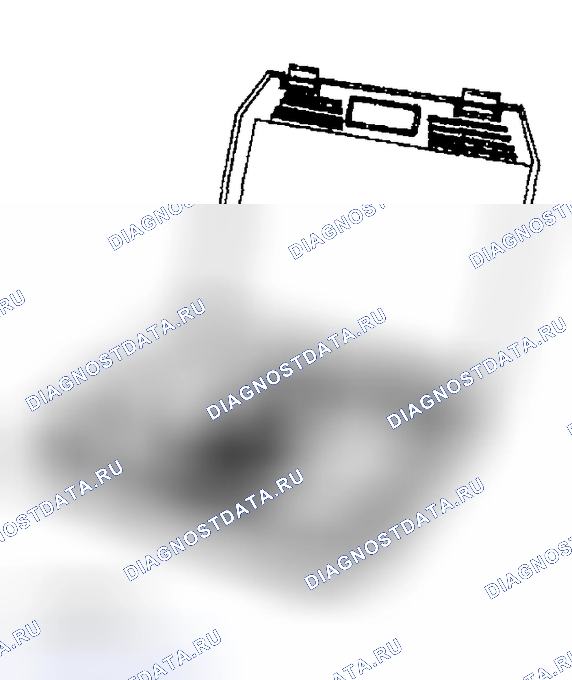Рис. 442: СЧИТЫВАНИЕ расшифровка кода ошибки. Subaru Outback BH