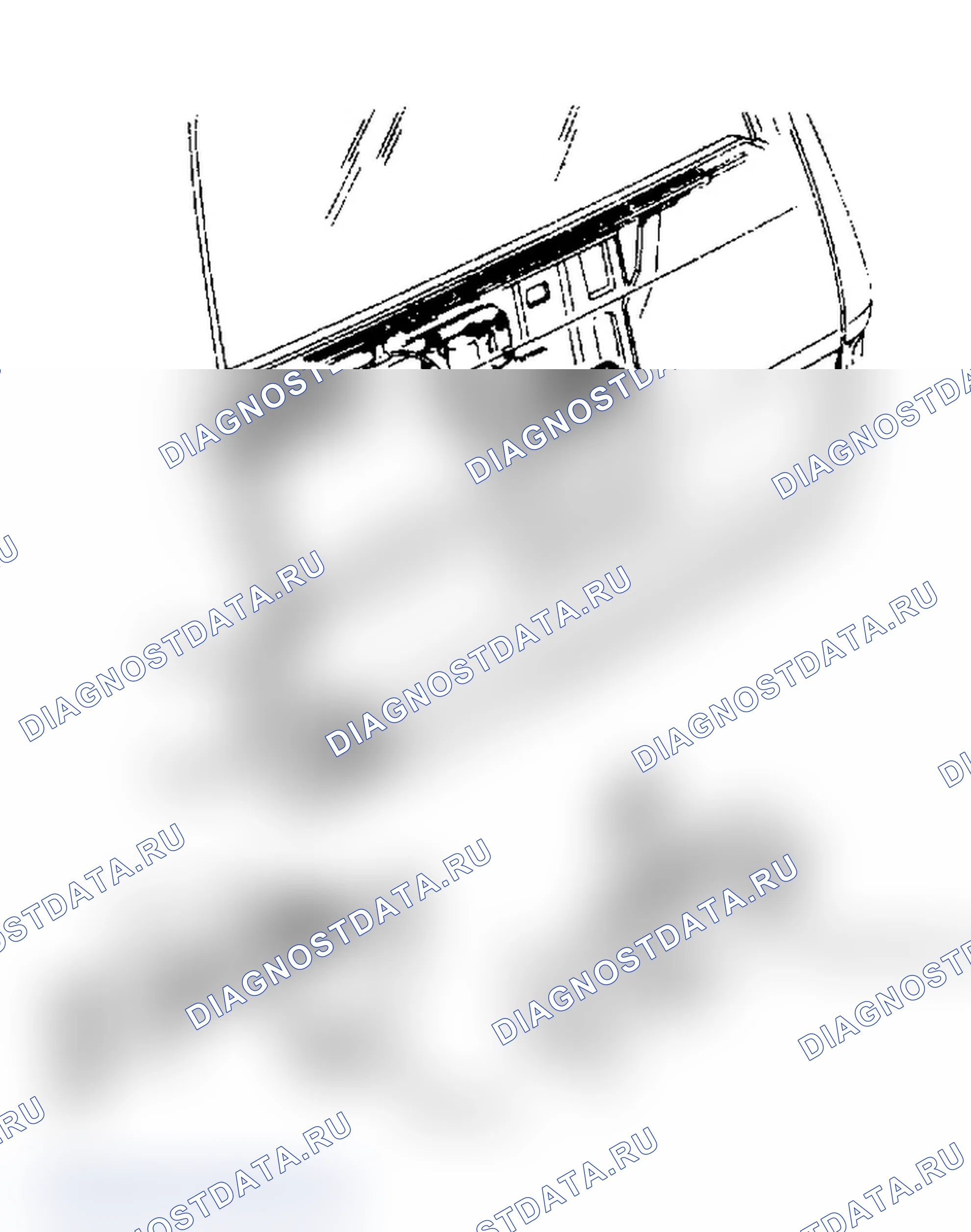 Рис. 4: Компоненты окна задней двери с электроприводом. Chevrolet Suburban C20 