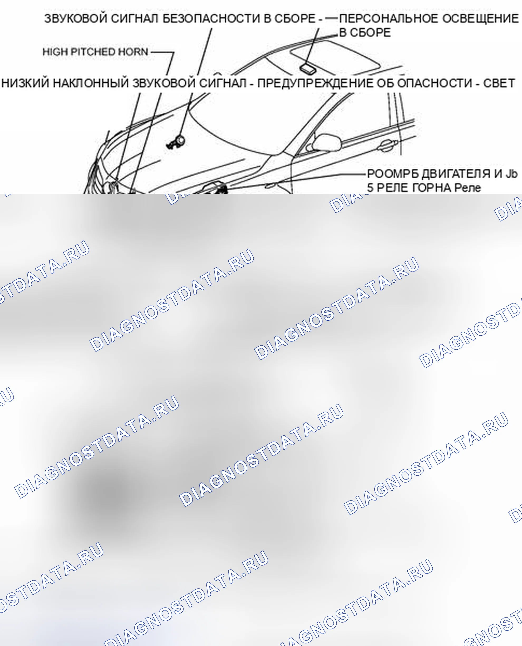 Рис. 334: ИЛЛЮСТРАЦИЯ. Toyota Camry XV40 рестайлинг