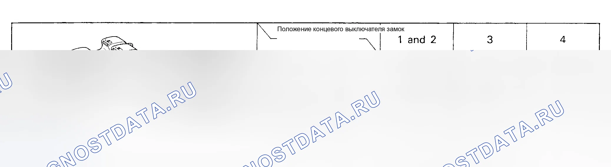 Рис. 32: ГЛАВНЫЙ ПЕРЕКЛЮЧАТЕЛЬ. Toyota Land Cruiser 80
