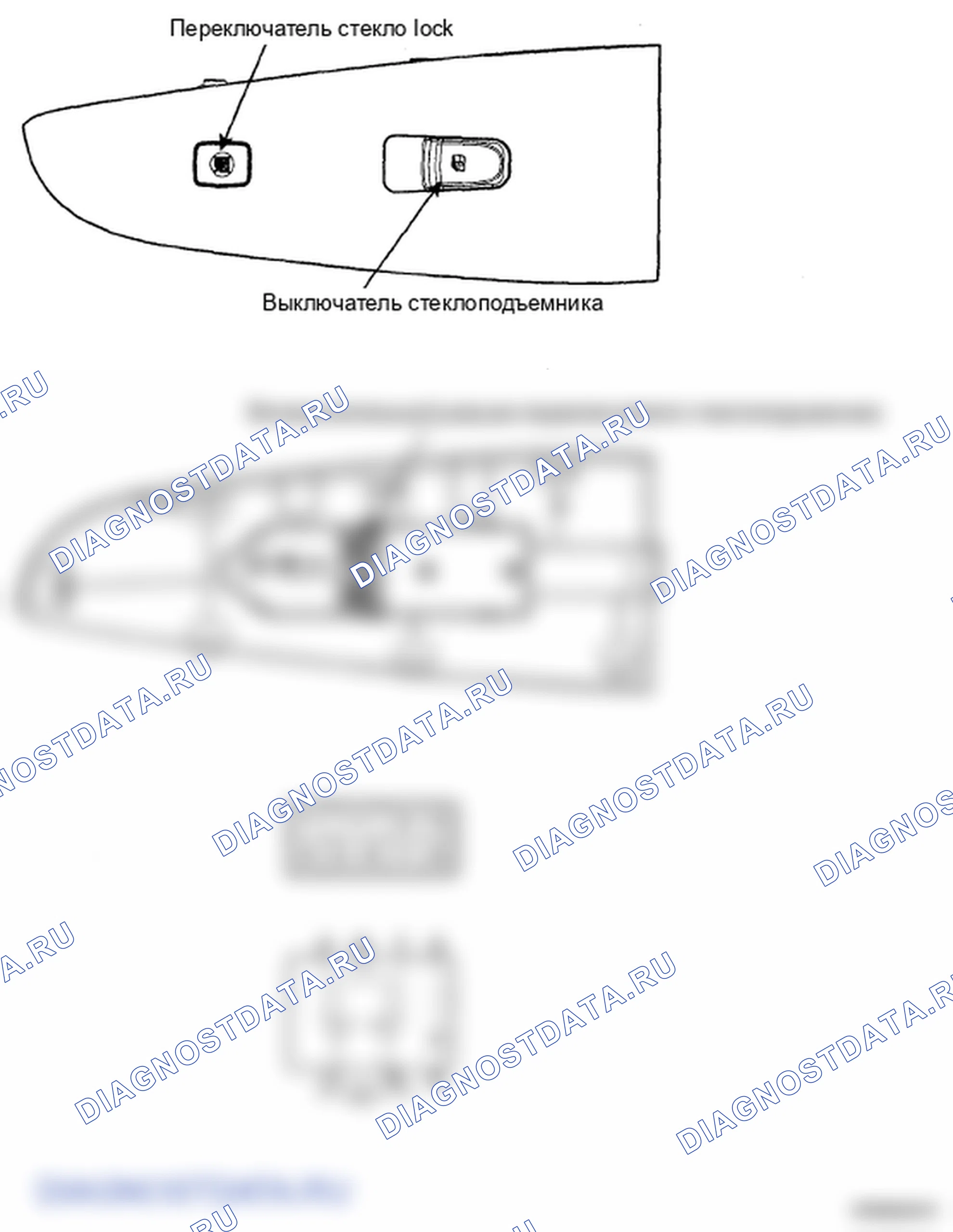 Рис. 15: ПЕРЕКЛЮЧАТЕЛЬ ОКНА ПИТАНИЯ СИСТЕМЫ ассистент. Hyundai Elantra IV